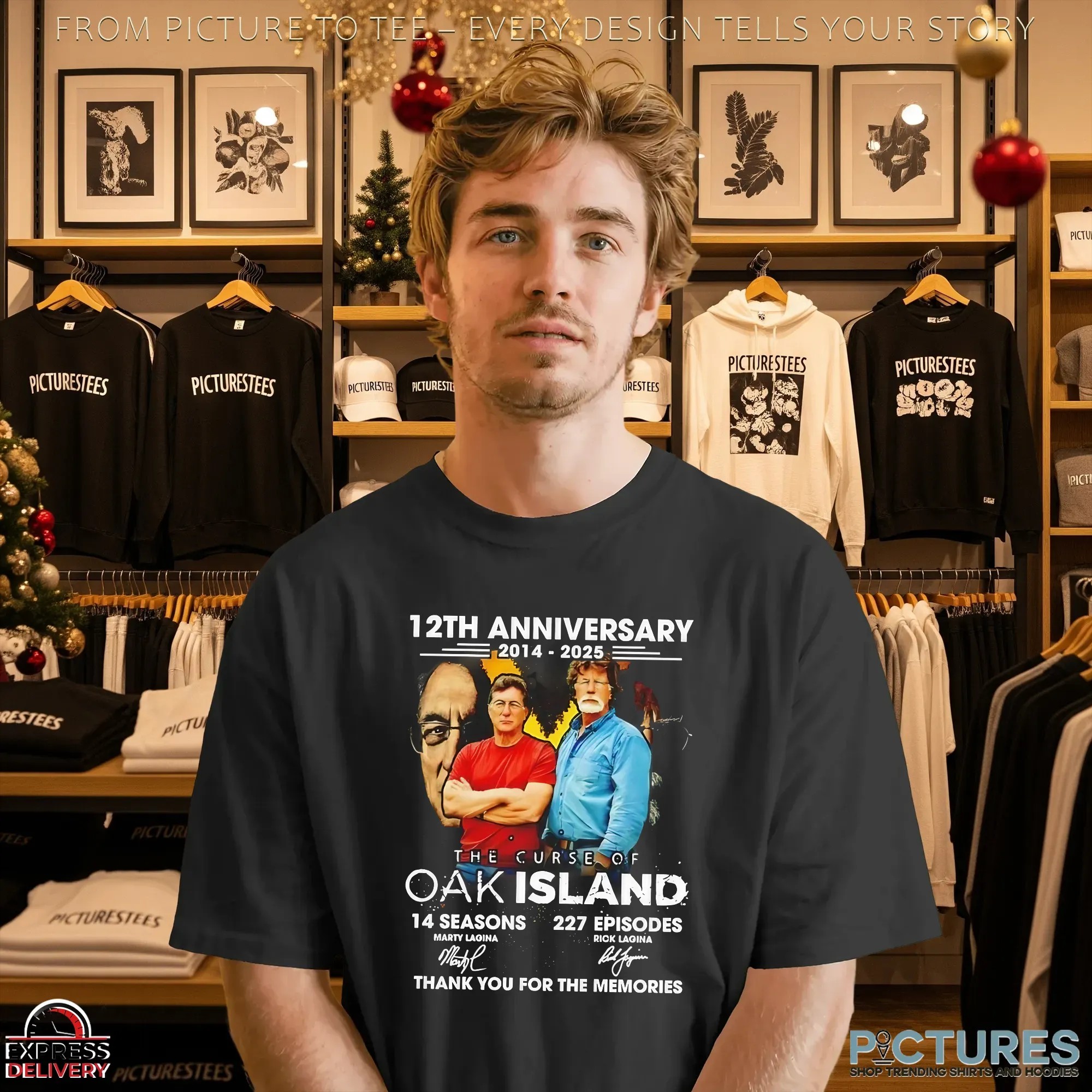 12th Anniversary 2014-2025 The Curse Of Oak Island Thank You For The Memories T Shirt 12th Anniversary 2014-2025 The Curse Of Oak Island Thank You For The Memories T Shirt