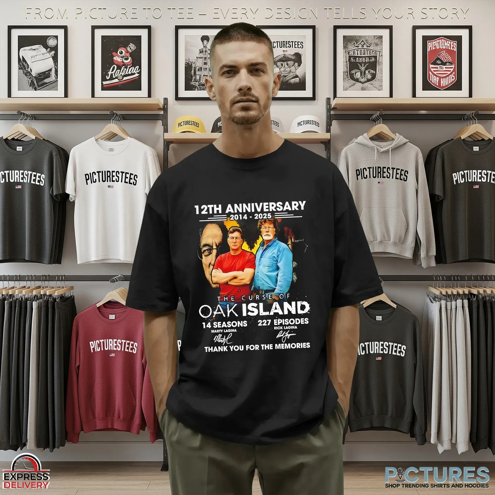12th Anniversary 2014-2025 The Curse Of Oak Island Thank You For The Memories T Shirt 12th Anniversary 2014-2025 The Curse Of Oak Island Thank You For The Memories T Shirt