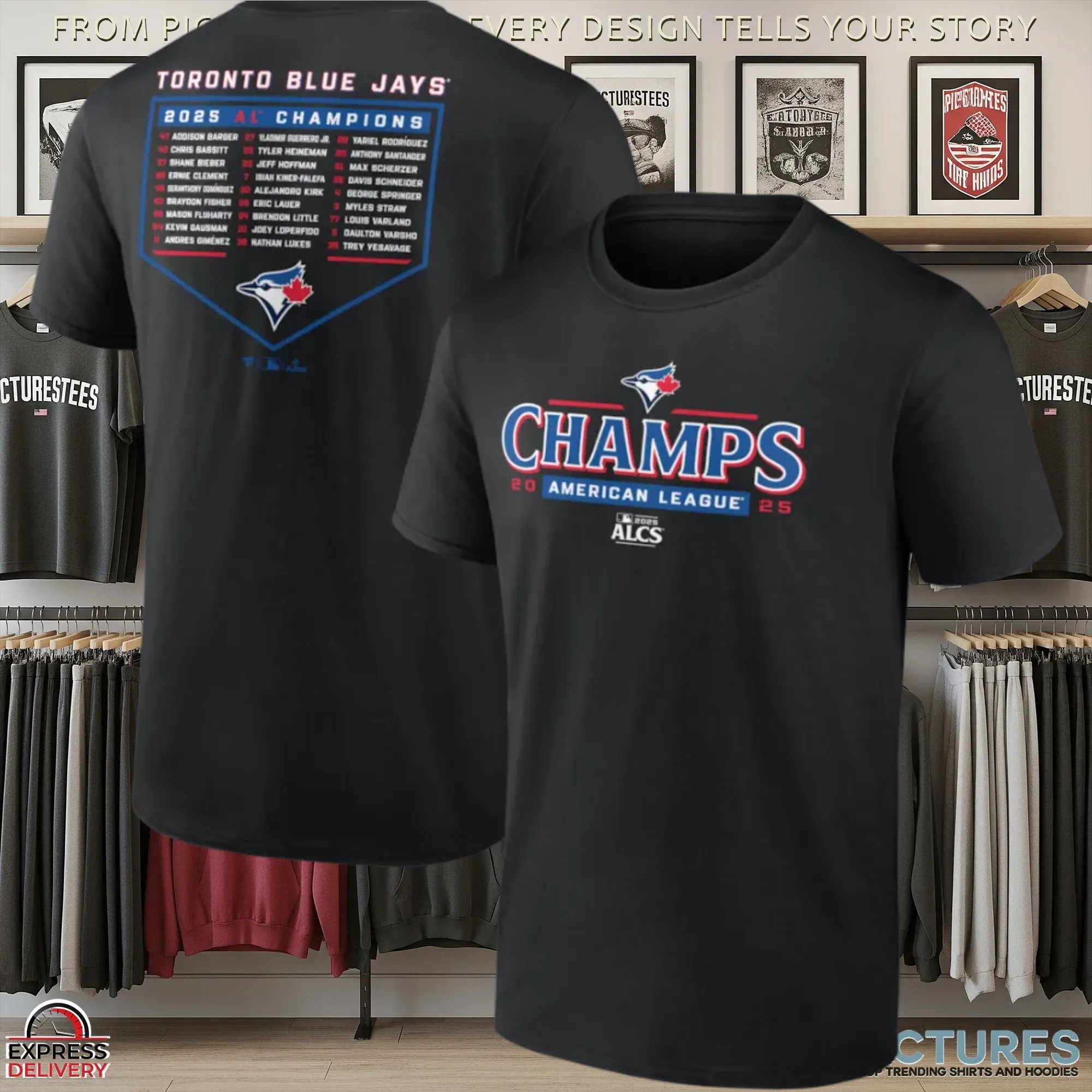 2025 American League Champions Two Sides T Shirt