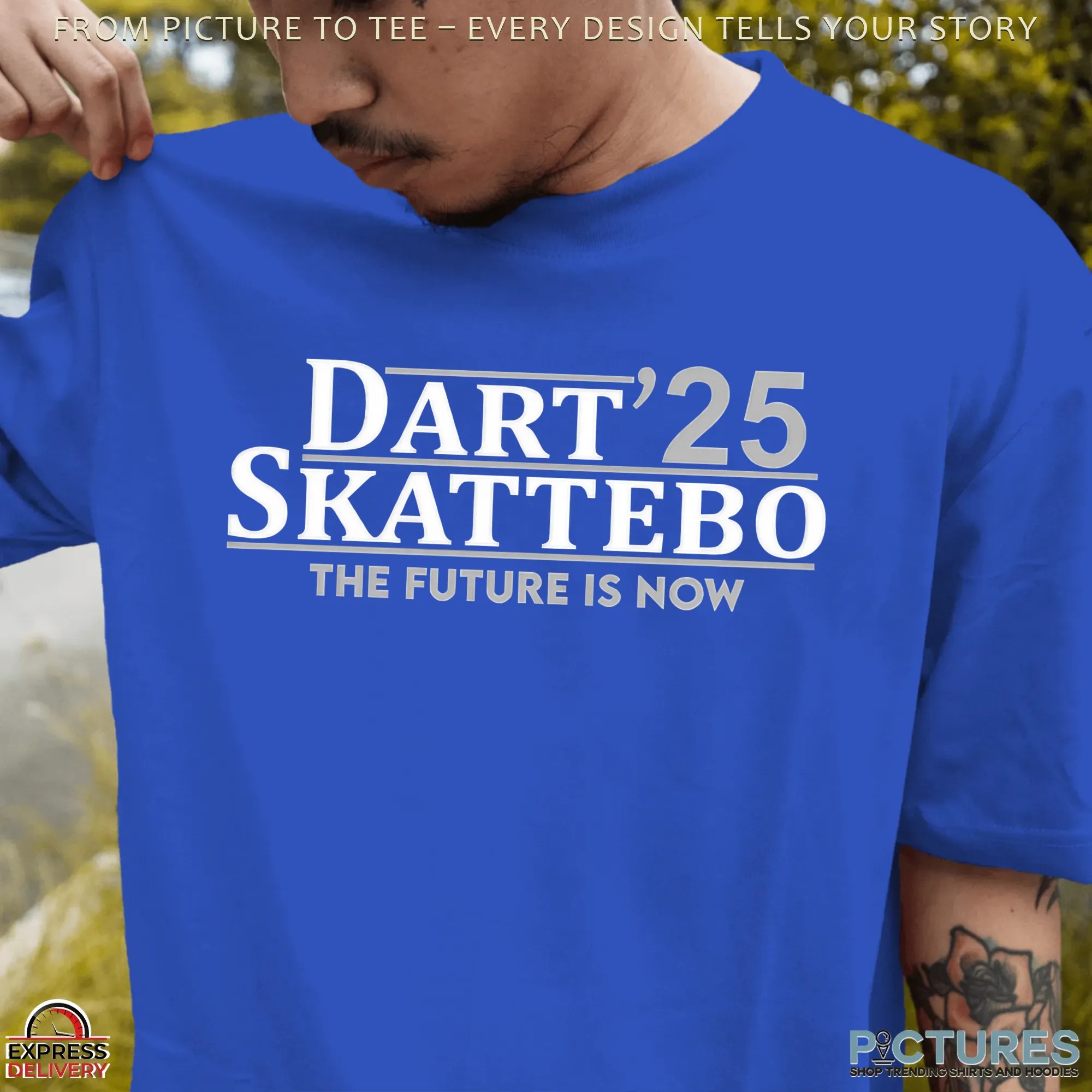 2025 Dart Skattebo The Future Is Now T Shirt