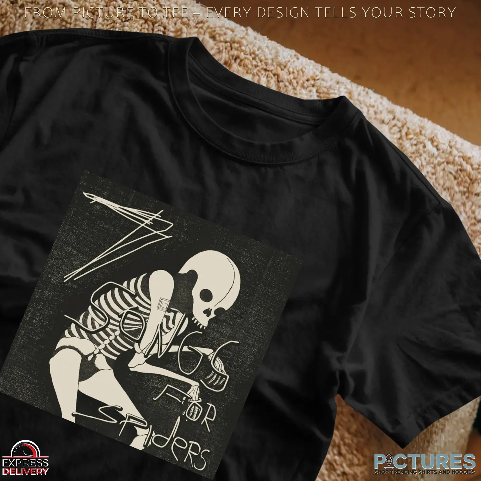 7 Song's For Spiders T Shirt 7 Song's For Spiders T Shirt