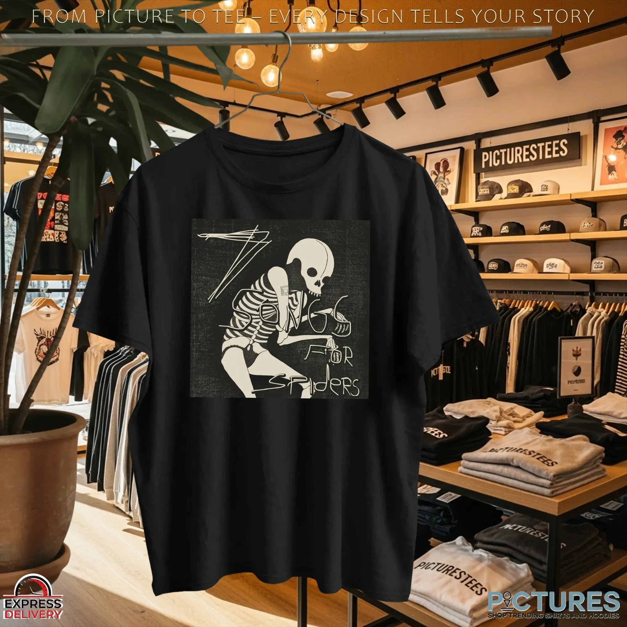 7 Song's For Spiders T Shirt 7 Song's For Spiders T Shirt