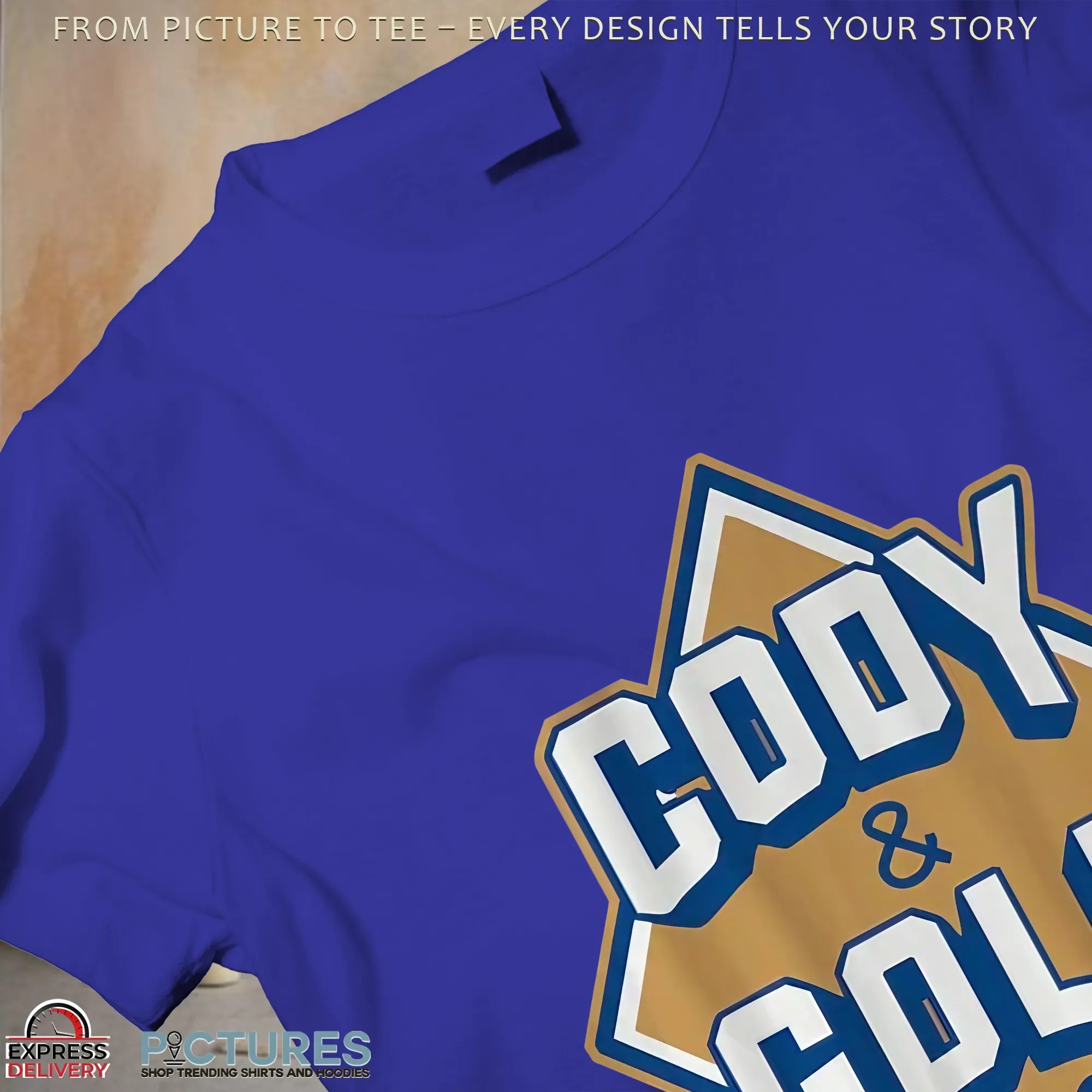 96.5 The Fan Cody & Gold Show 10-2 Diamond Logo T Shirt
