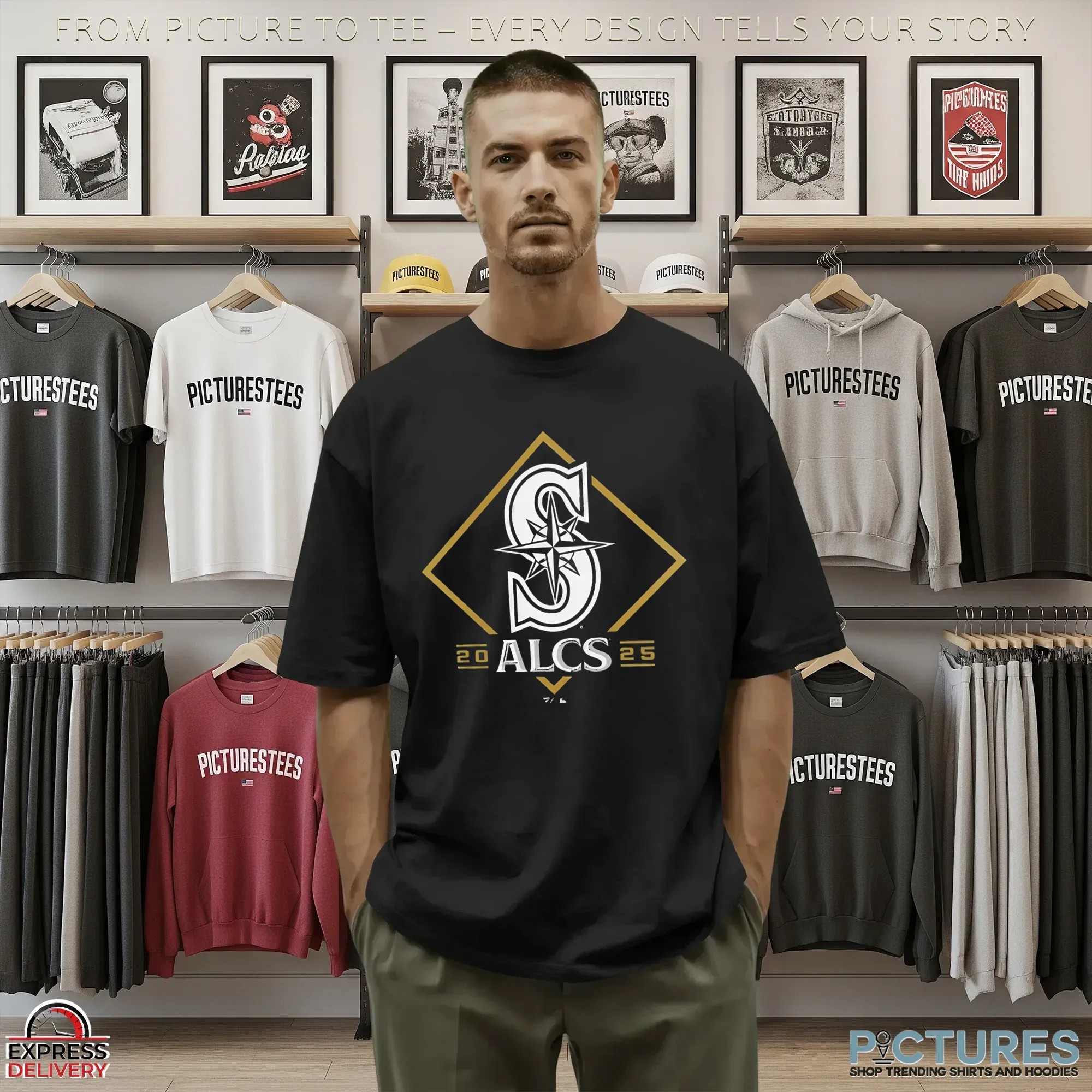 ALCS 2025 Locker Room Black T Shirt