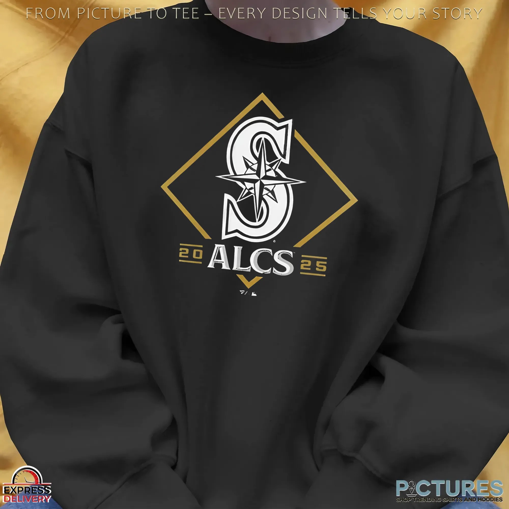 ALCS 2025 Locker Room Black T Shirt ALCS 2025 Locker Room Black T Shirt