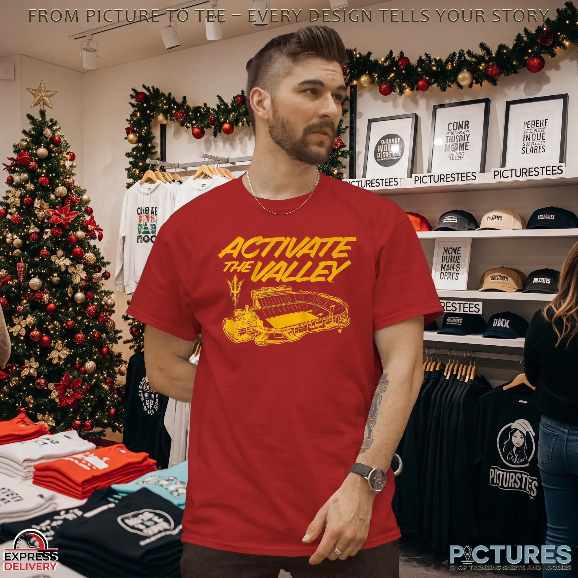 Activate The Valley Arizona State Sun Devils Football T Shirt
