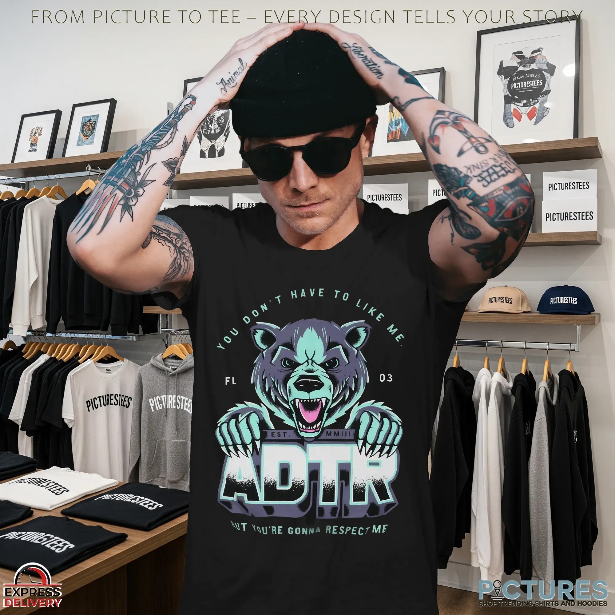 Adtr You Don't Have To Like Me But You're Gonna Respect Me T Shirt