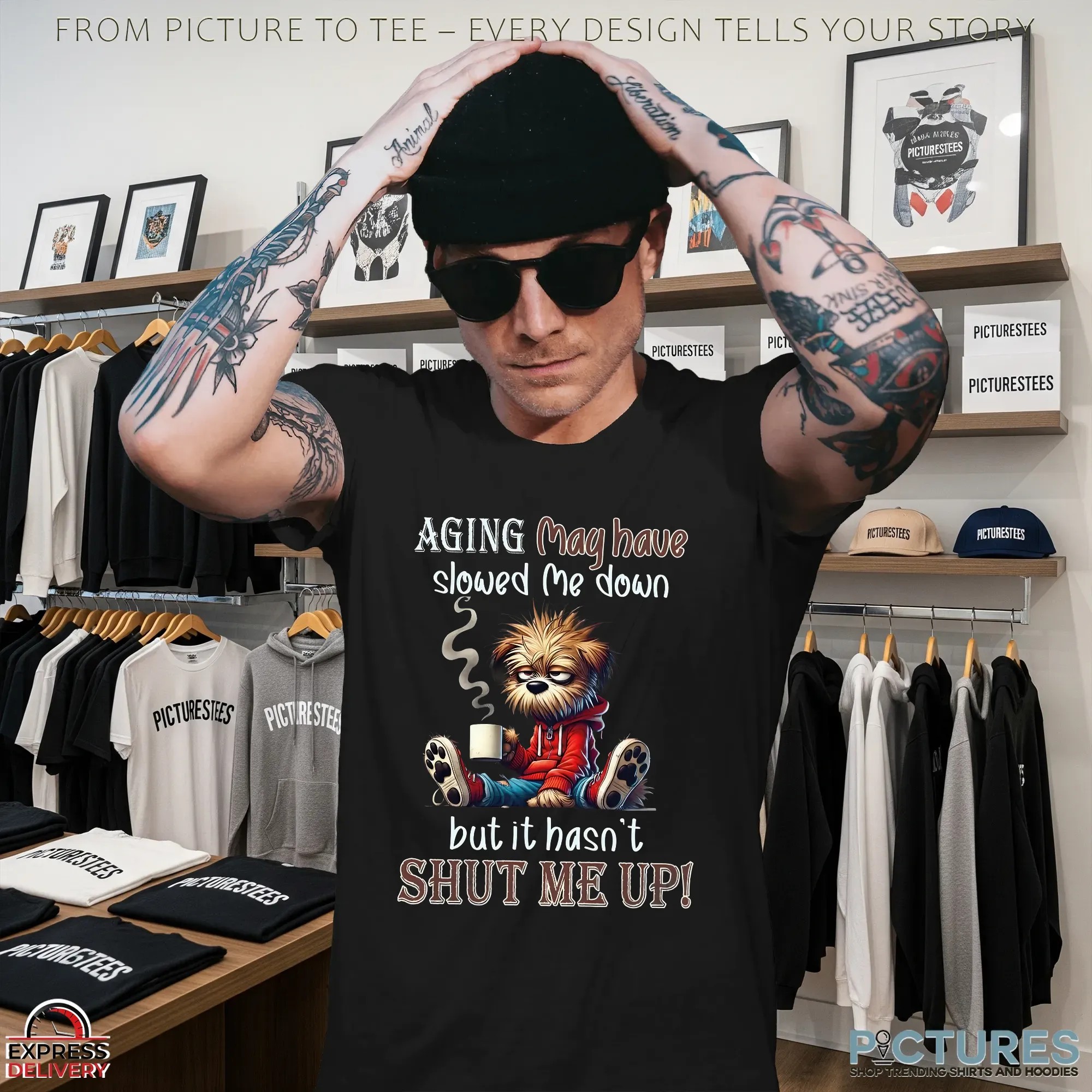 Aging May Have Slowed Me Down But It Hasn't Shut Me Up T Shirt