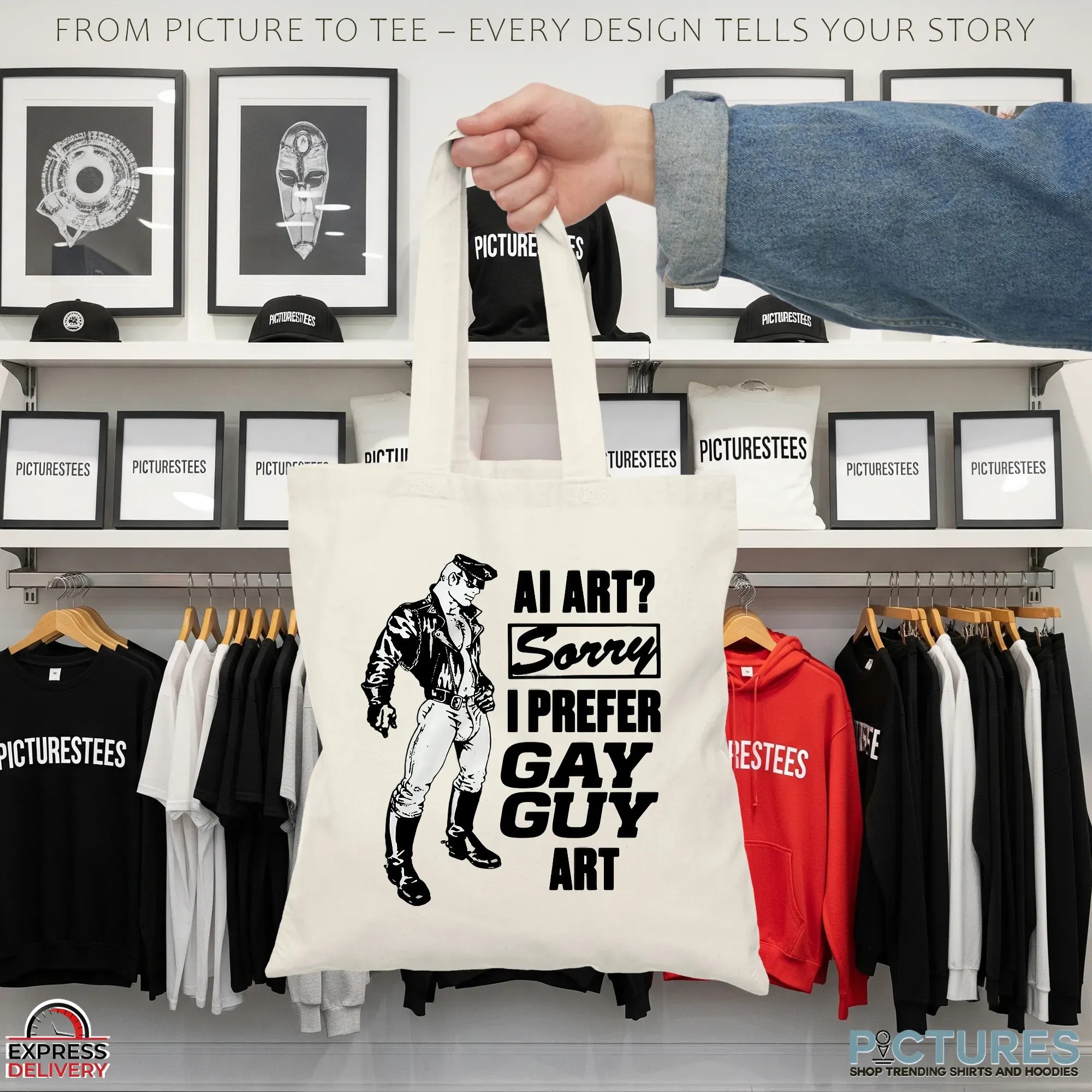 Ai Art Sorry I Prefer Gay Guy Art T Shirt