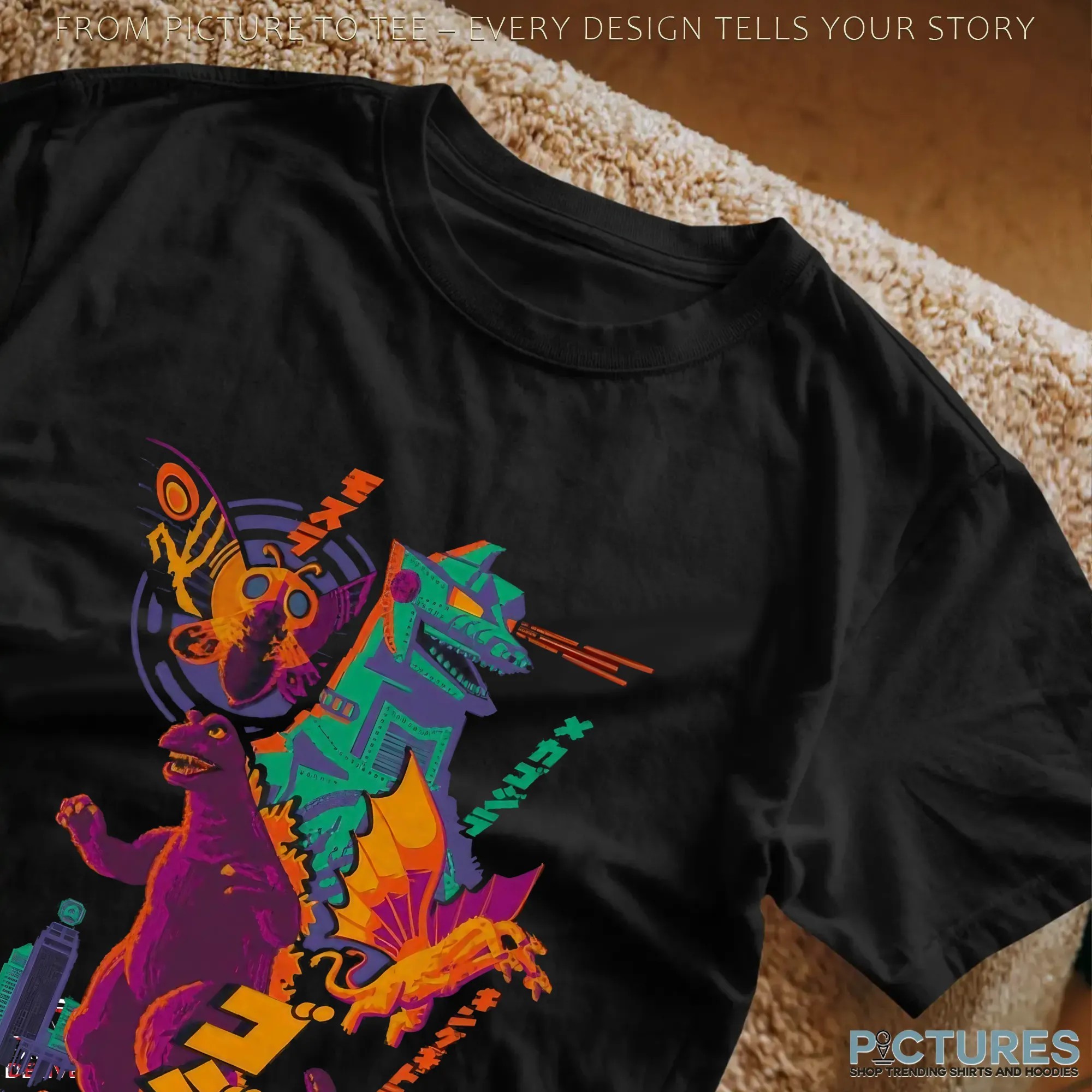 Alamo Drafthouse Godzilla In Color T Shirt Alamo Drafthouse Godzilla In Color T Shirt