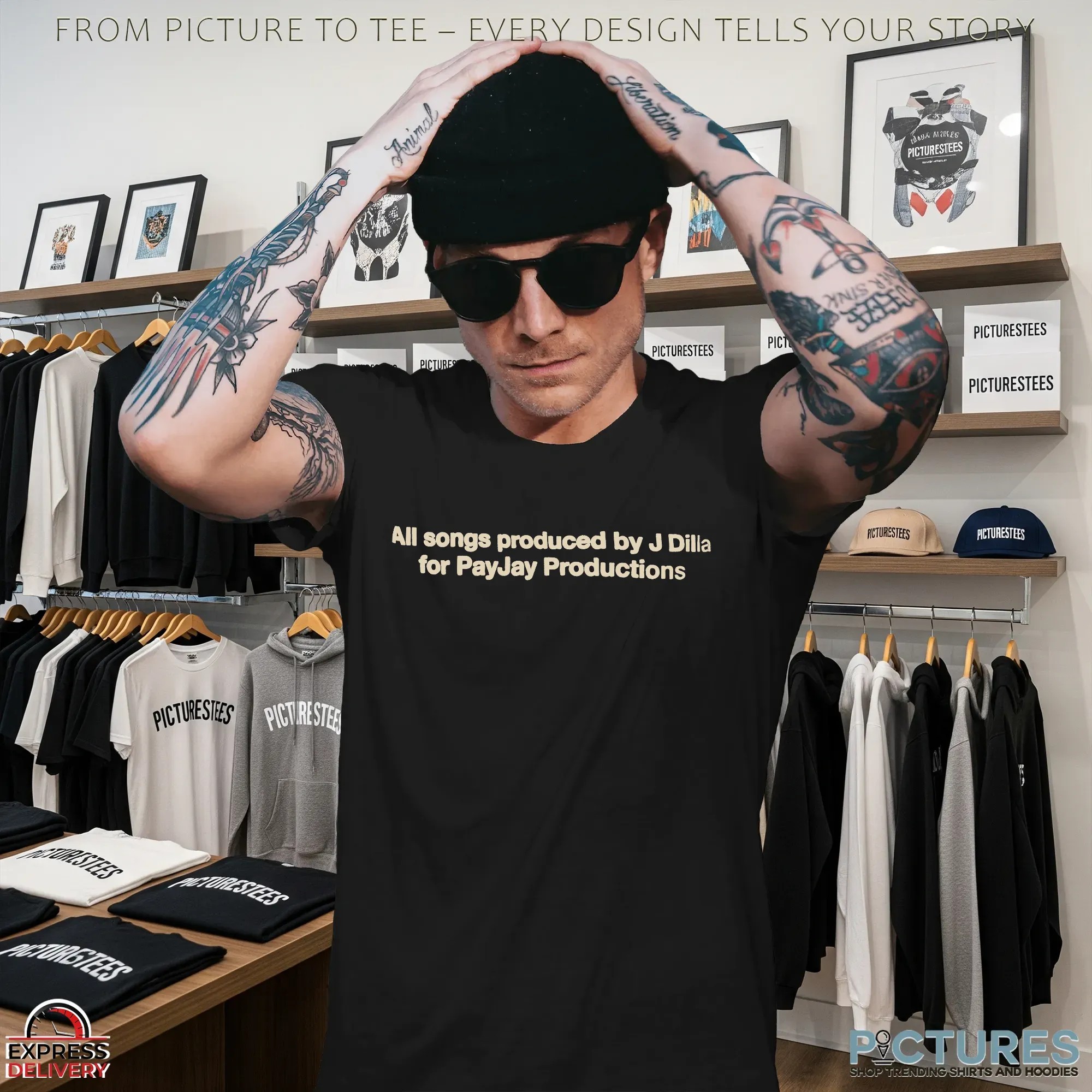 All Songs Produced By J Dilla For Payjay Productions T Shirt