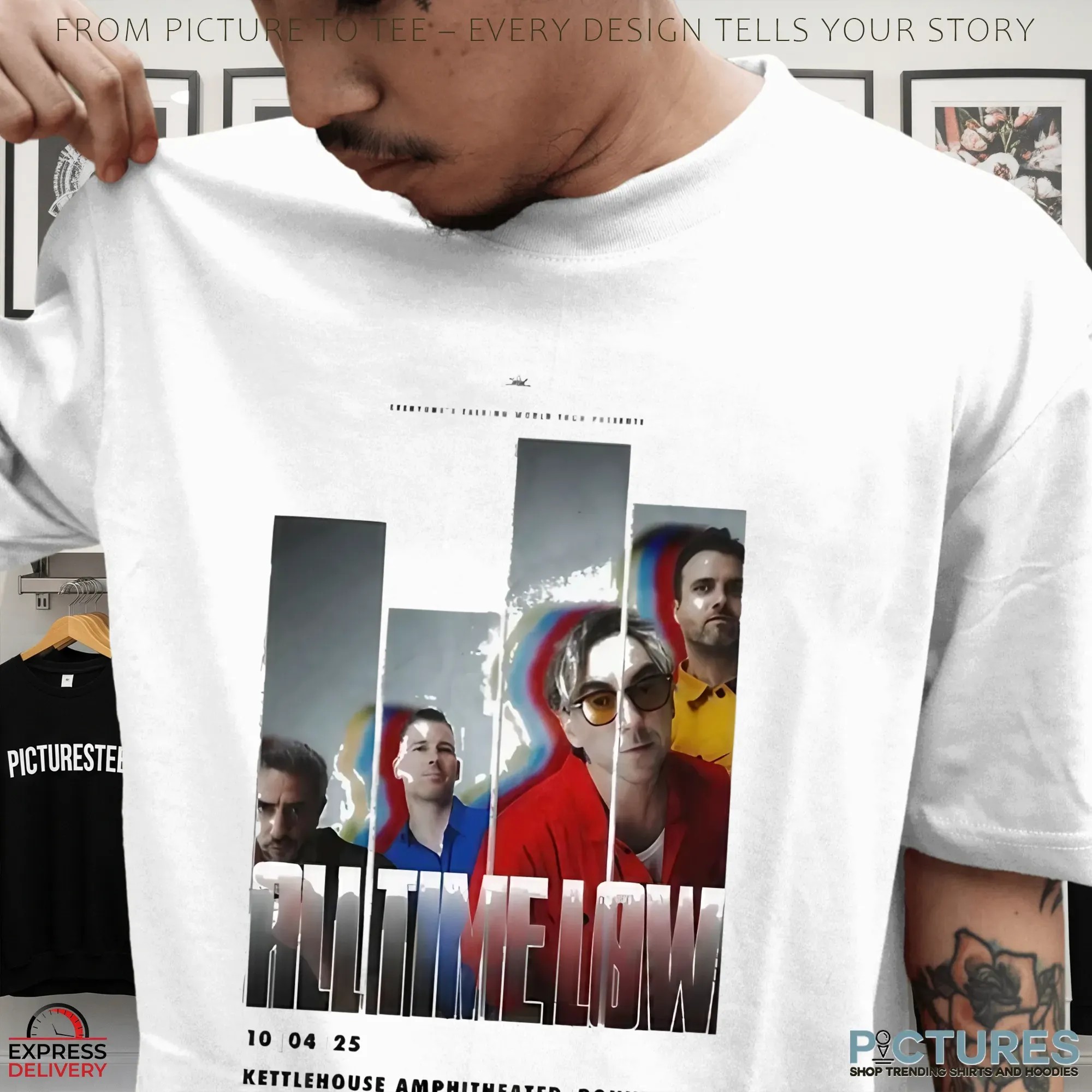 All Time Low 10 4 2025 KettleHouse Amphitheater Bonner MT T-shirts