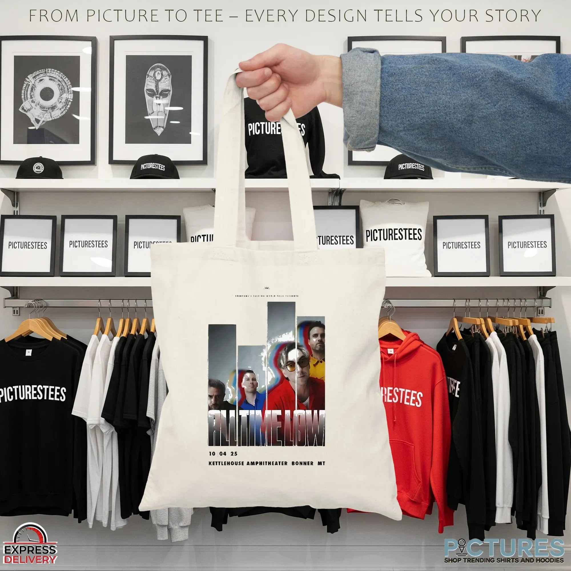All Time Low 10 4 2025 KettleHouse Amphitheater Bonner MT T-shirts