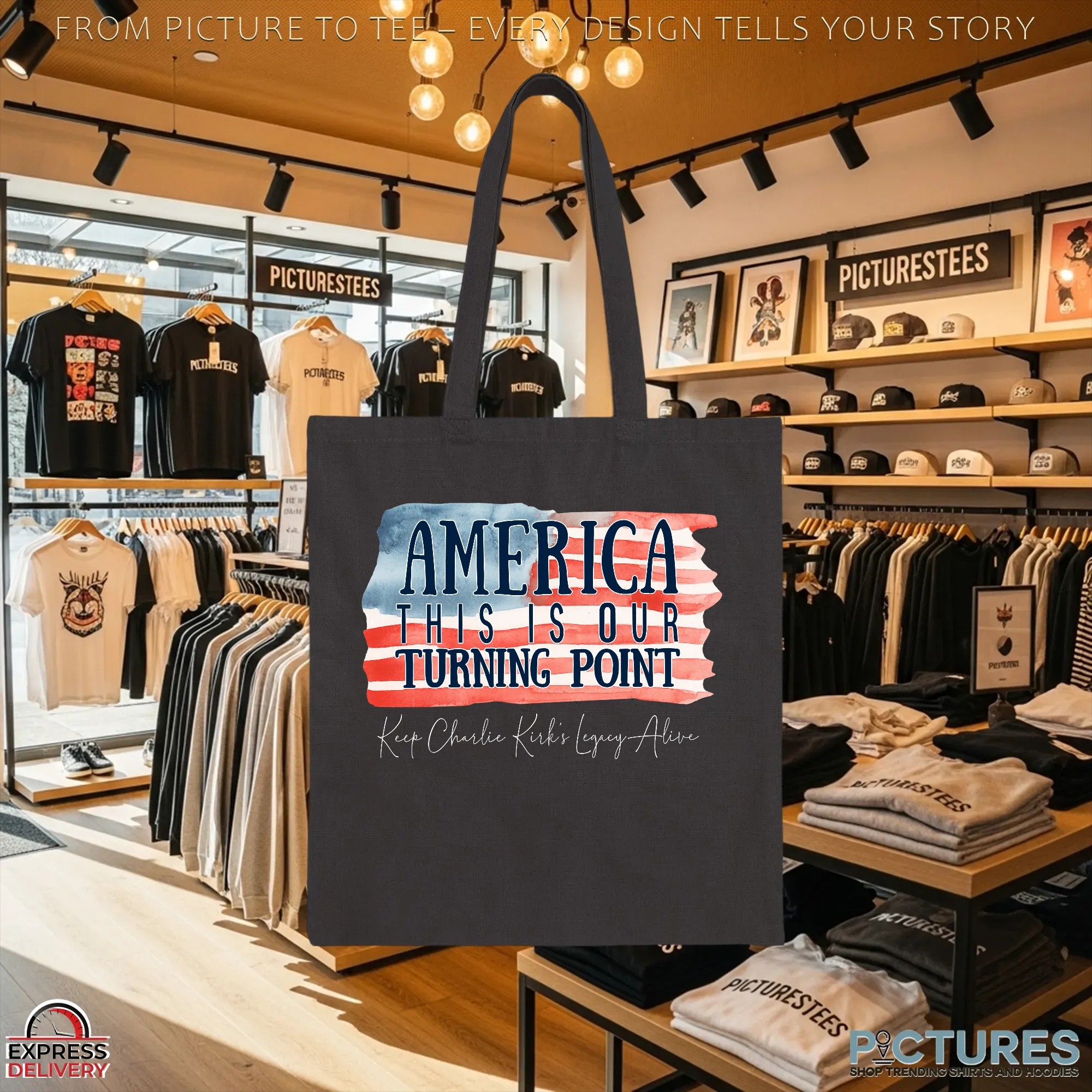 America This Is Our Turning Point Keep Charlie Kirk's Legacy Alive T Shirt America This Is Our Turning Point Keep Charlie Kirk's Legacy Alive T Shirt