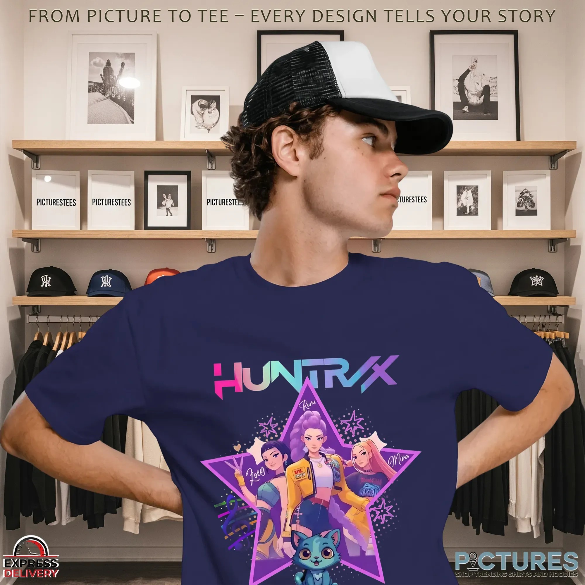 Anime Demon Hunters Huntrix Kpop T Shirt