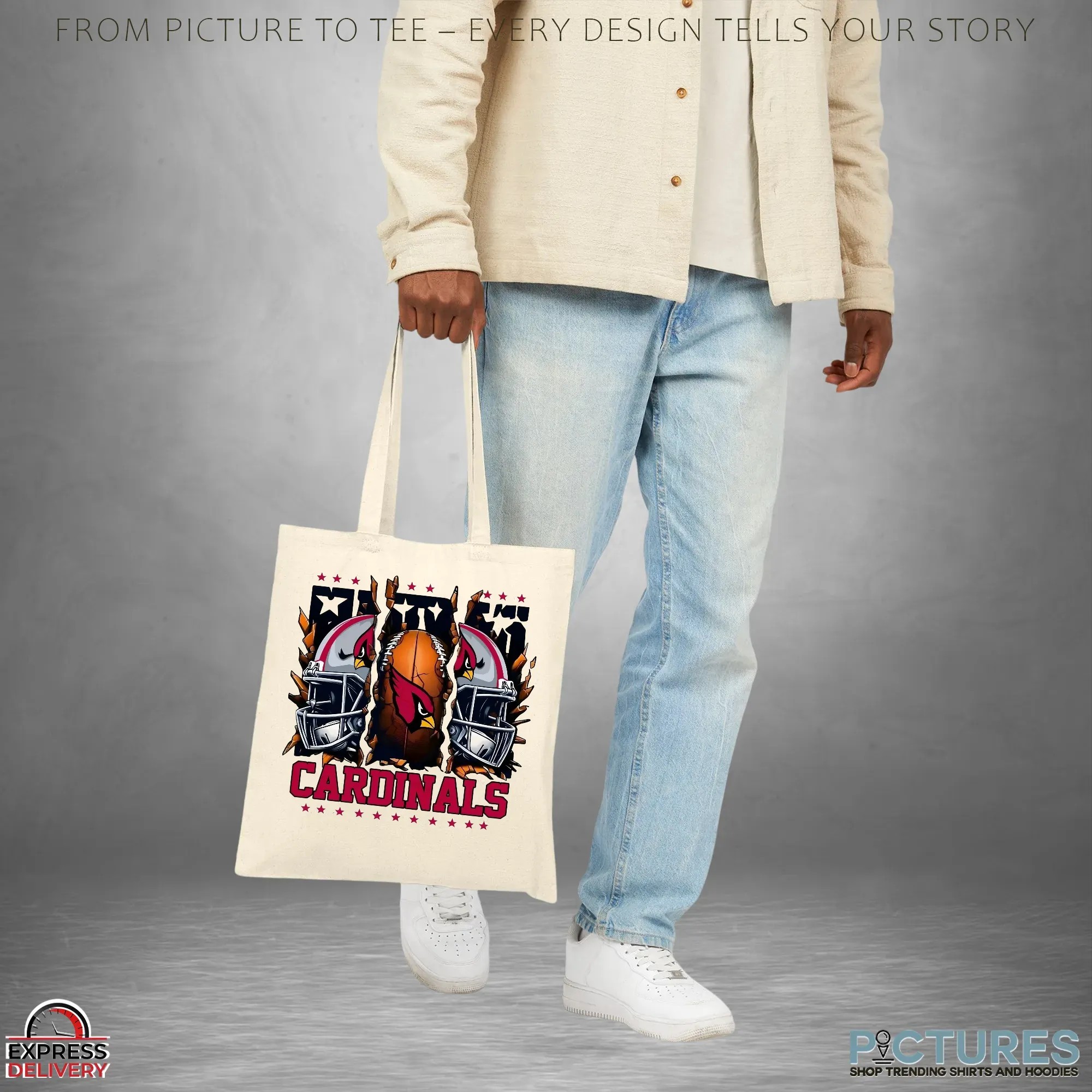 Arizona Cardinals Hardcore Football Helmet Graphic T Shirt