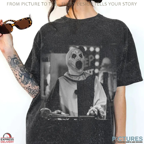 Art The Clown Terrifier Halloween Meme Photo T Shirt