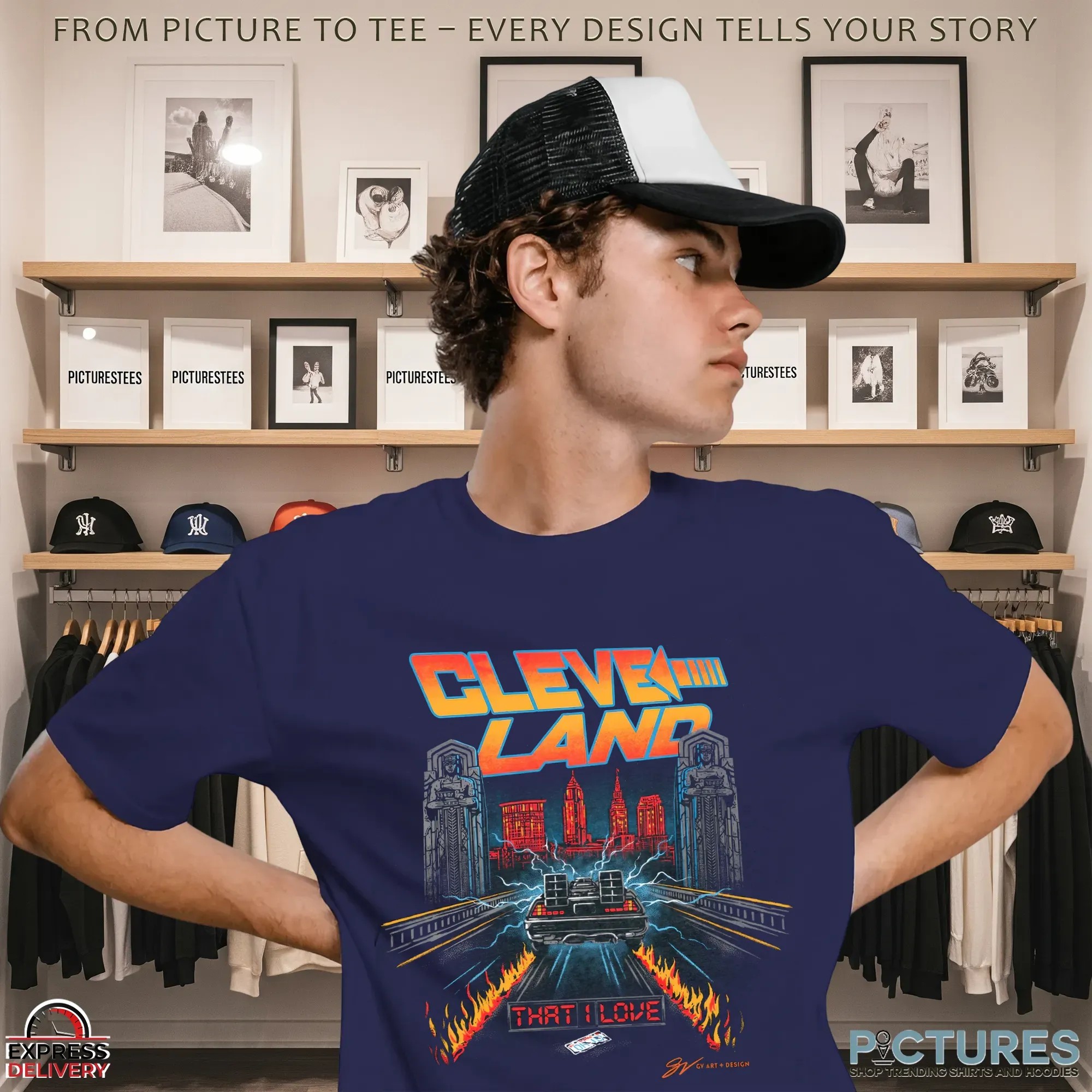 Back To Cleveland That I Love City Graphic T Shirt