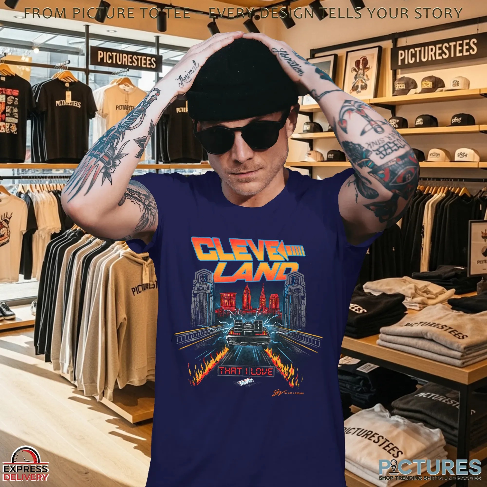 Back To Cleveland That I Love City Graphic T Shirt Back To Cleveland That I Love City Graphic T Shirt