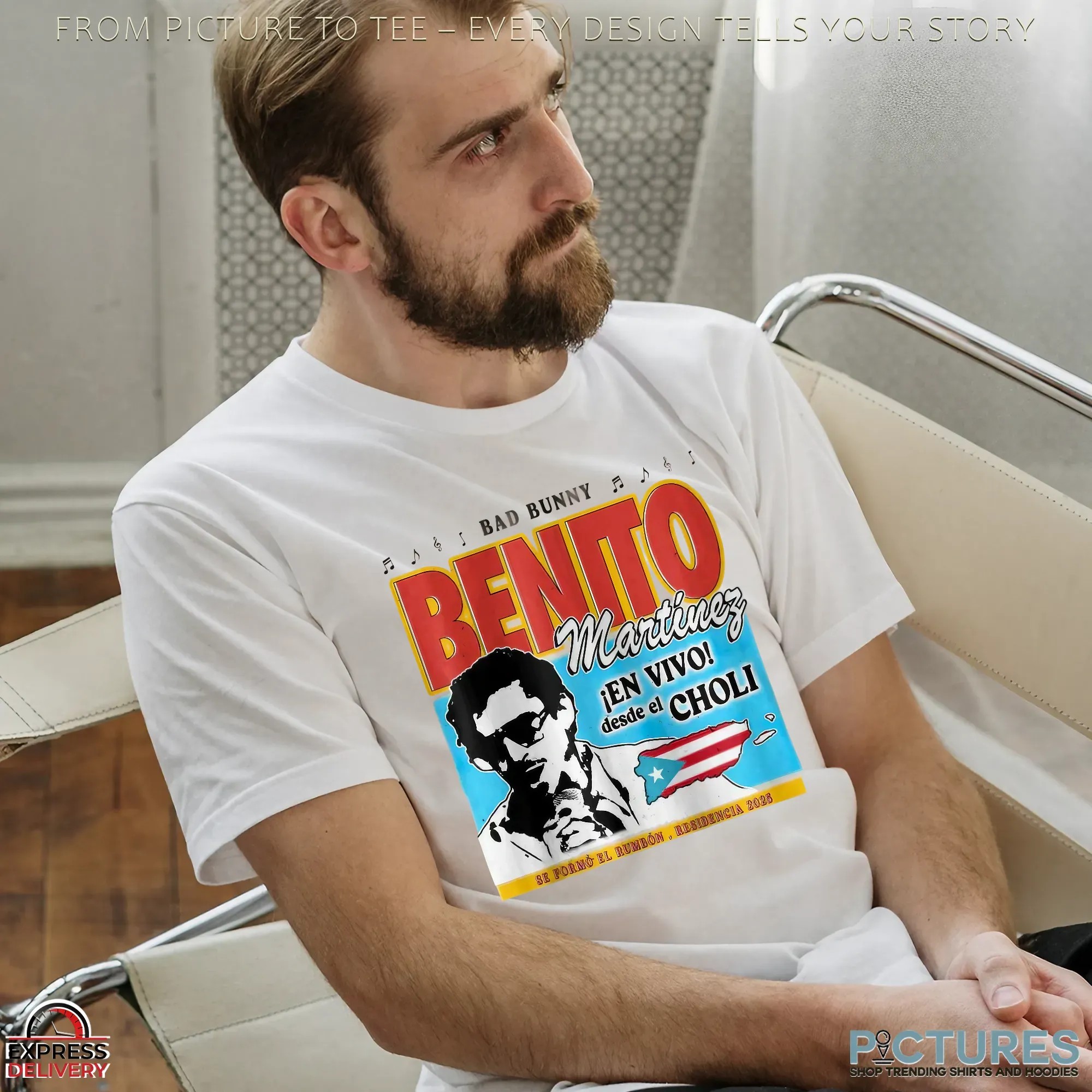 Bad Bunny Benito Martinez En Vivo Desde El Choli 2025 T Shirt Bad Bunny Benito Martinez En Vivo Desde El Choli 2025 T Shirt