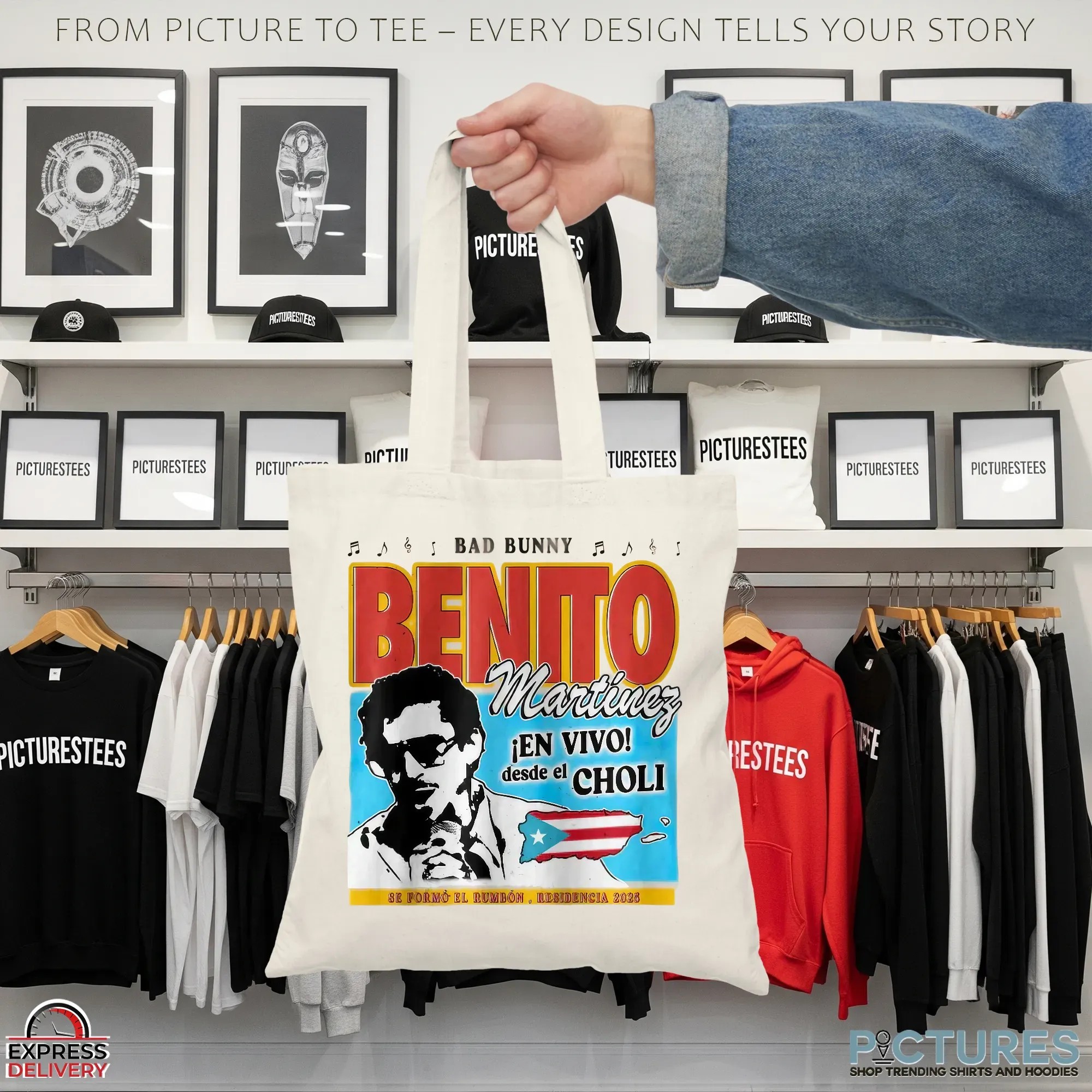 Bad Bunny Benito Martinez En Vivo Desde El Choli 2025 T Shirt Bad Bunny Benito Martinez En Vivo Desde El Choli 2025 T Shirt