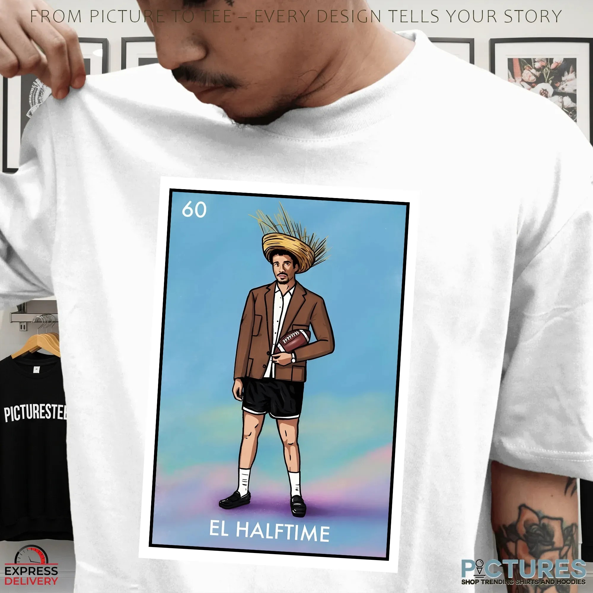 Bad Bunny El Halftime Super Bowl Lix Halftime Show Fan-made T Shirt Bad Bunny El Halftime Super Bowl Lix Halftime Show Fan-made T Shirt