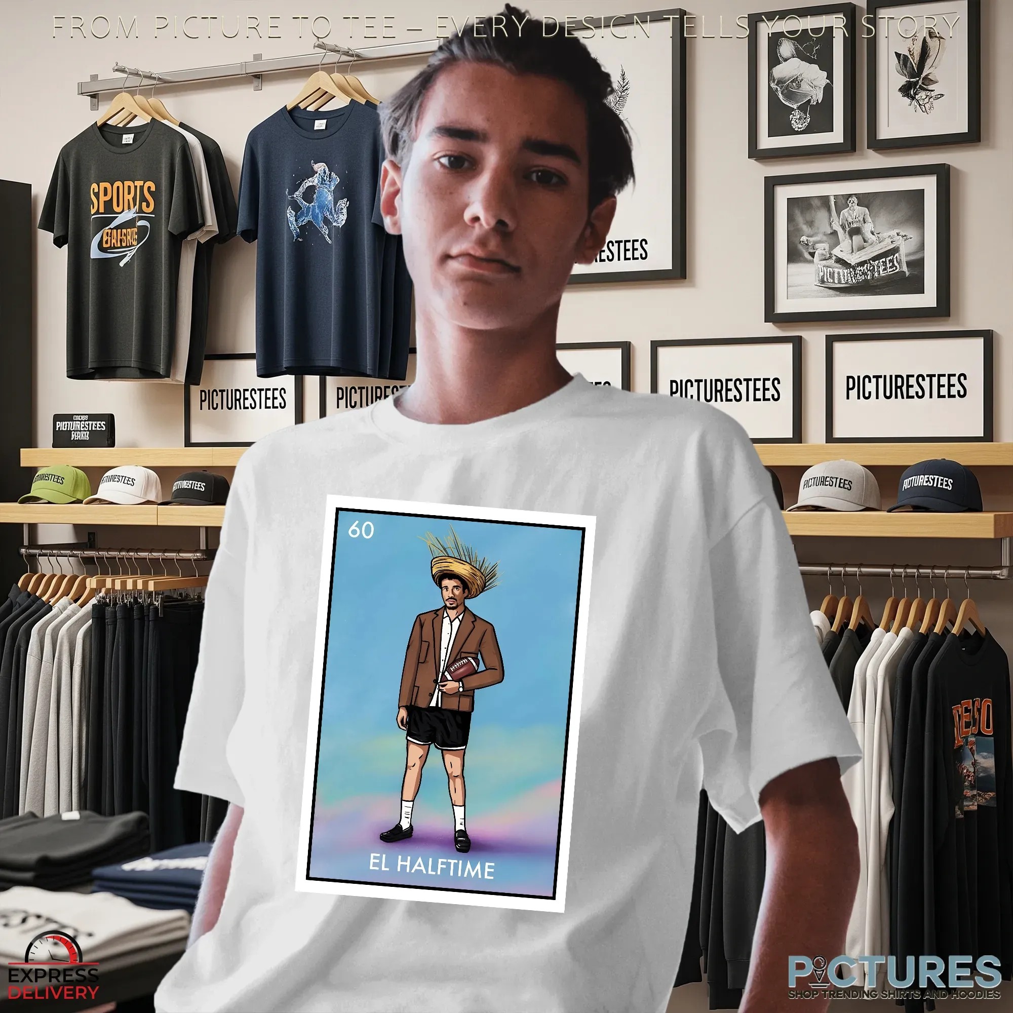 Bad Bunny El Halftime Super Bowl Lix Halftime Show Fan-made T Shirt Bad Bunny El Halftime Super Bowl Lix Halftime Show Fan-made T Shirt