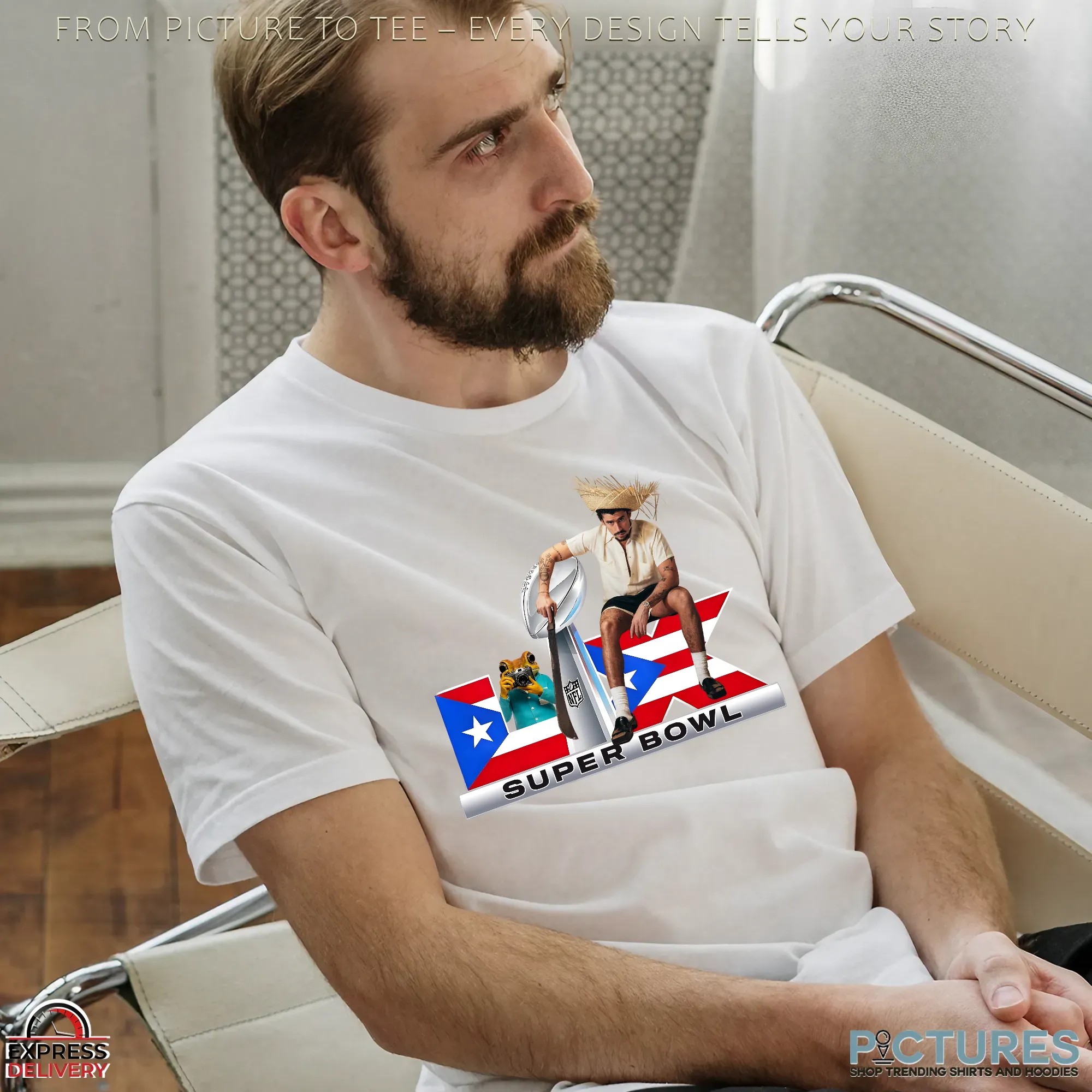 Bad Bunny Halftime Show Benito Bowl Puerto Rico Football 2026 T Shirt