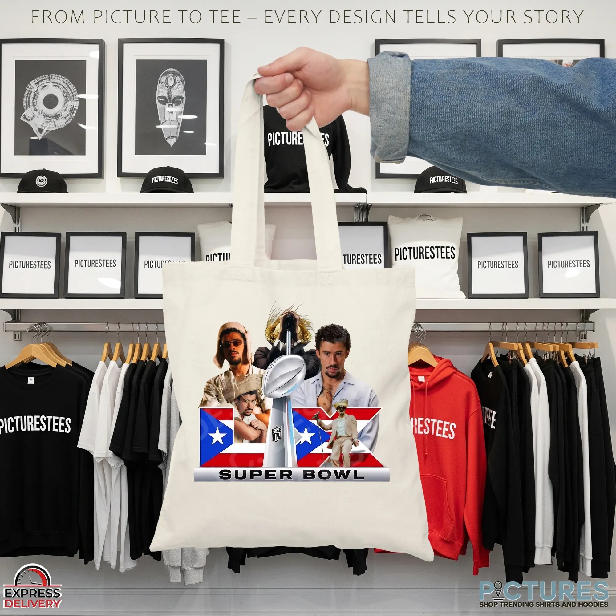 Bad Bunny Super Bowl Halftime Show 2026 Puerto Flag Bootleg T Shirt