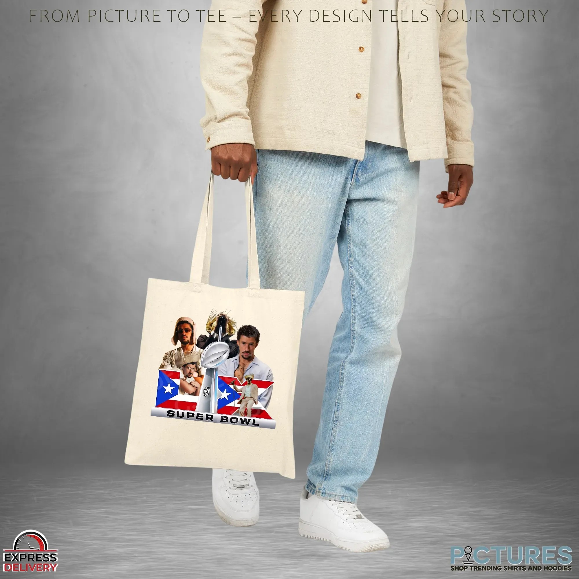 Bad Bunny Super Bowl Halftime Show 2026 Puerto Flag Bootleg T Shirt
