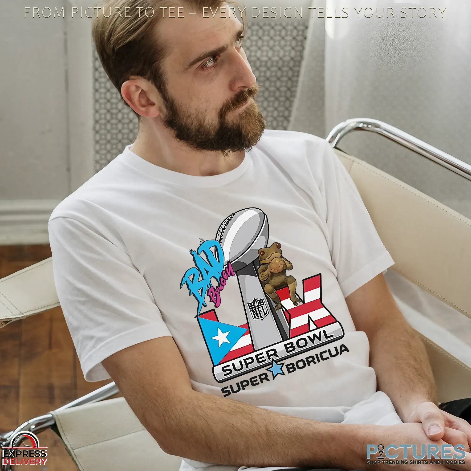 Bad Bunny X Super Bowl Benito Bowl 2026 Puerto Rico Flag Shirt