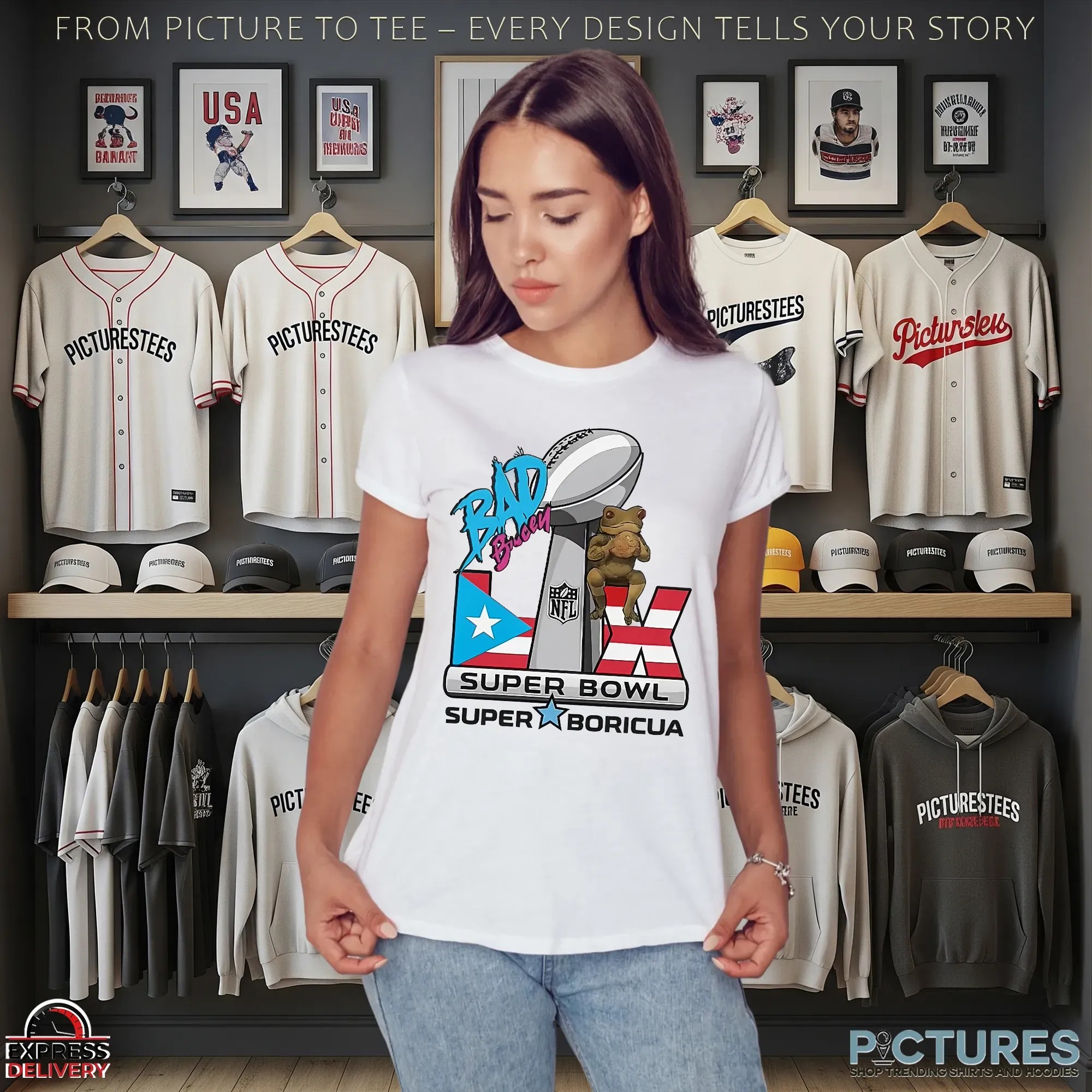 Bad Bunny X Super Bowl Benito Bowl 2026 Puerto Rico Flag Shirt
