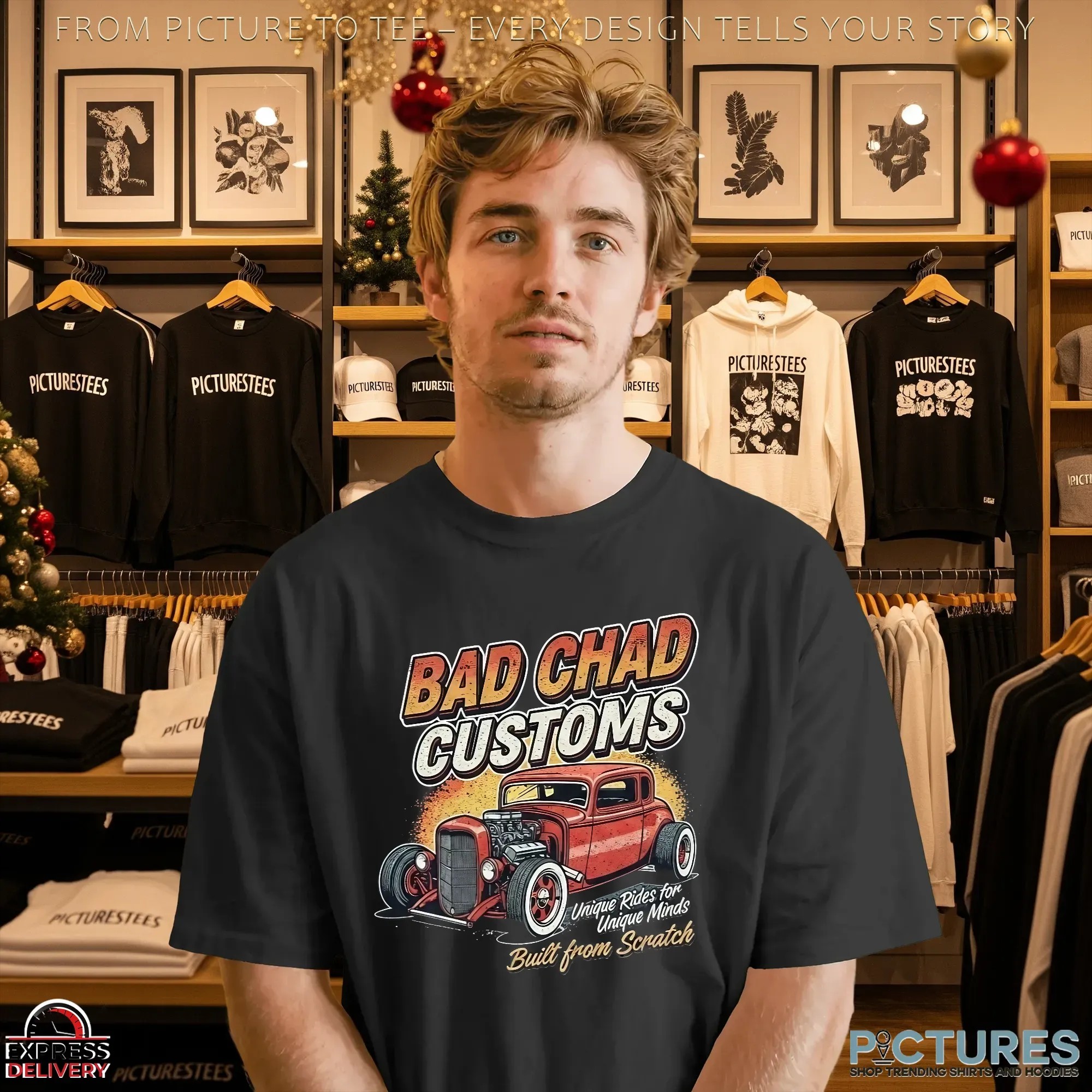 Bad Chad Customs Unique Rides Minds Unique Built From Scratch Shirt