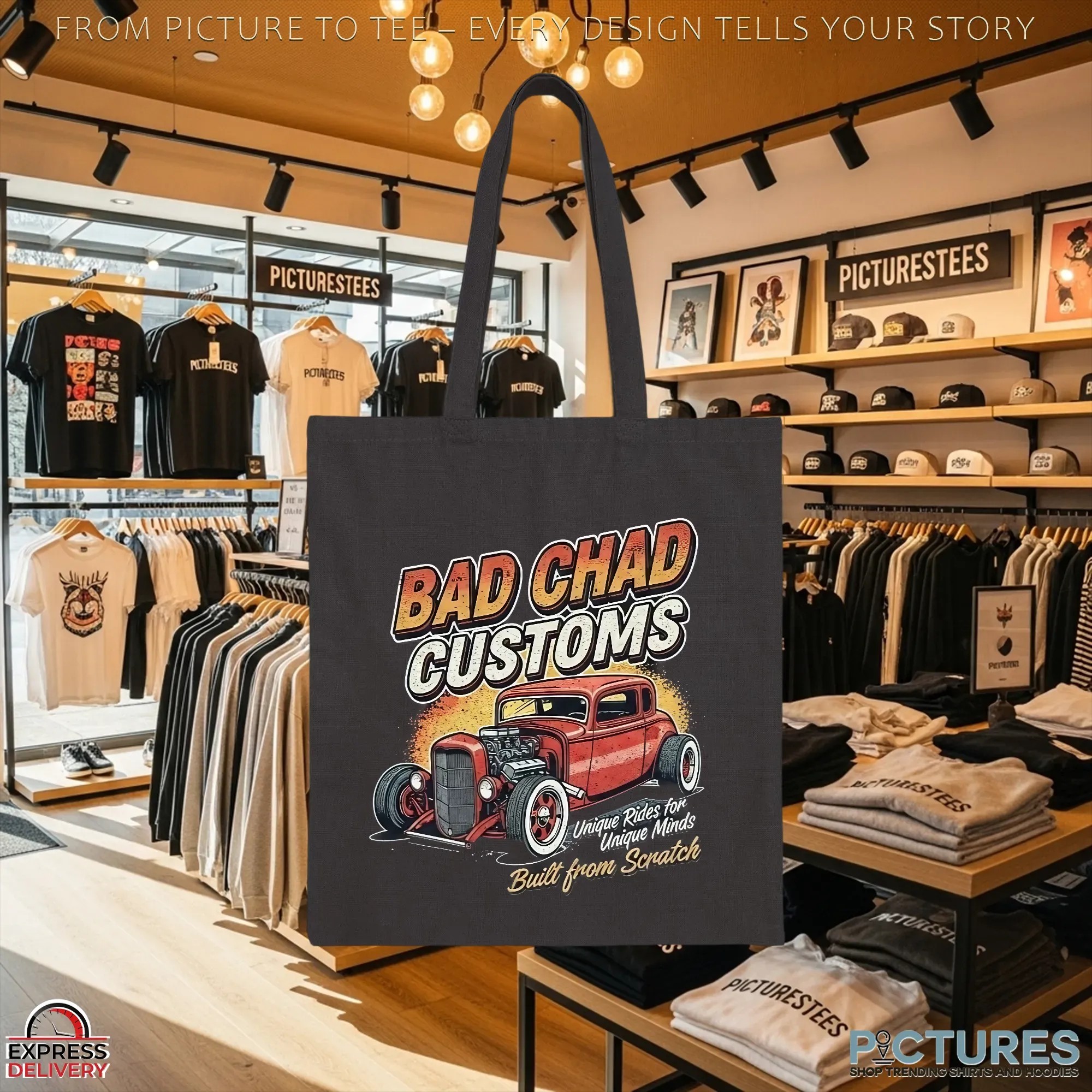 Bad Chad Customs Unique Rides Minds Unique Built From Scratch Shirt
