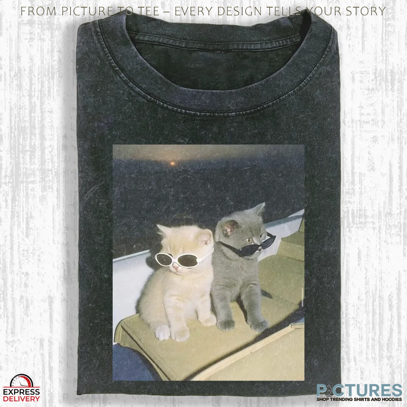 Badass Cat With Sunglasses Meme T Shirt