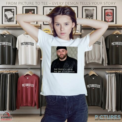 Baker Buccaneers God Forbid A White Boy Get A Lil Motion Photo T Shirt