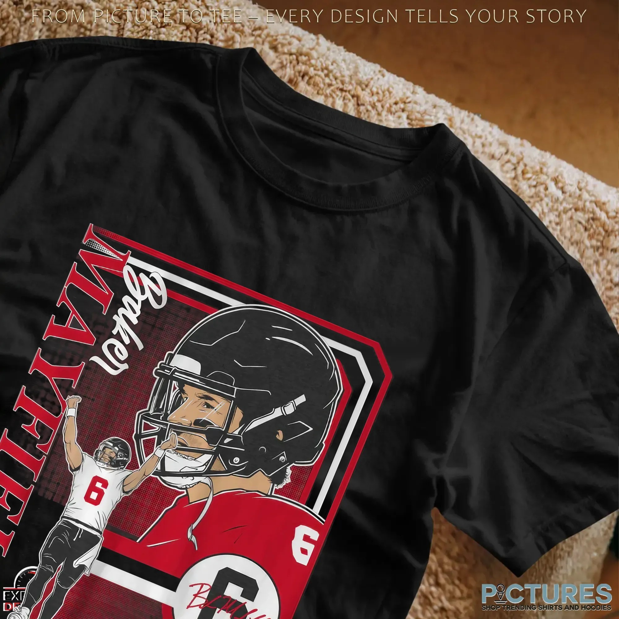 Baker Mayfield Collage Frame Vintage T Shirt