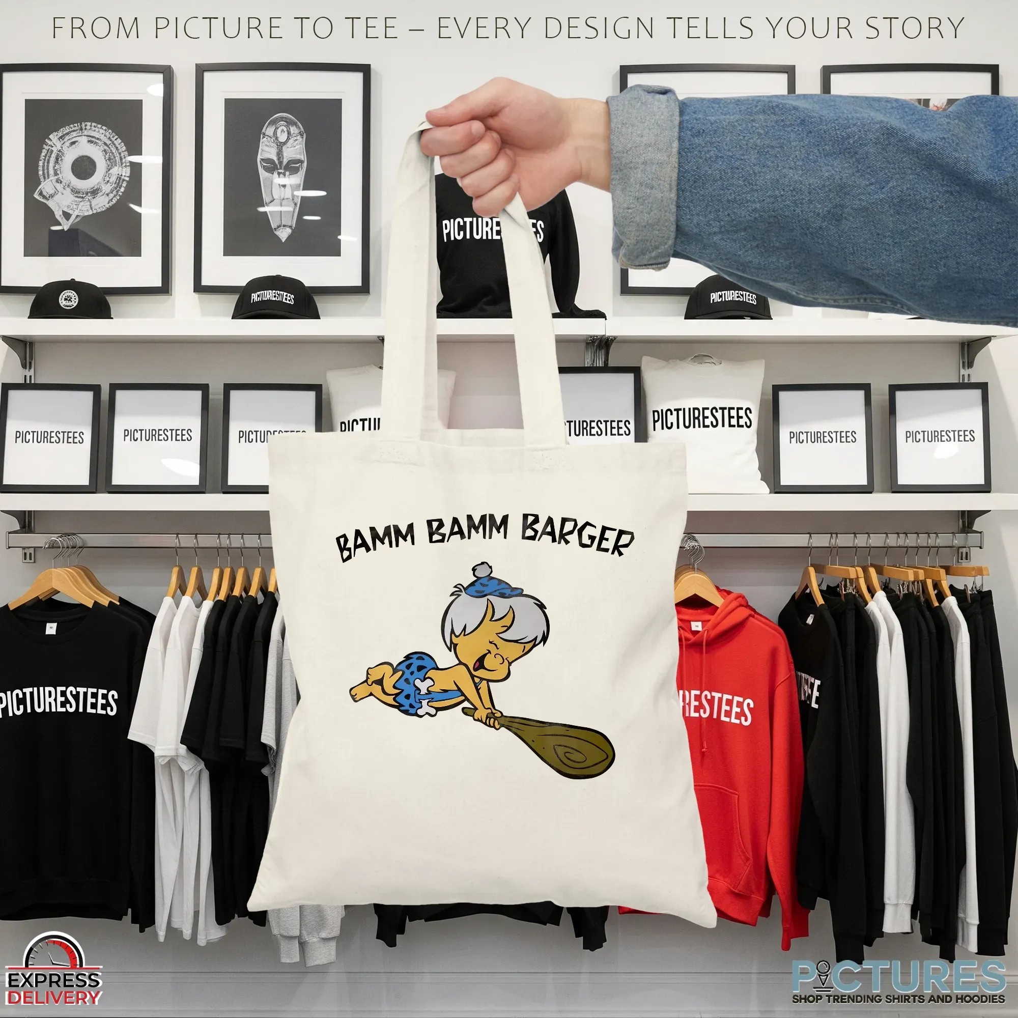 Bamm Bamm Barger The Flintstones Lights Up Lets Go T Shirt