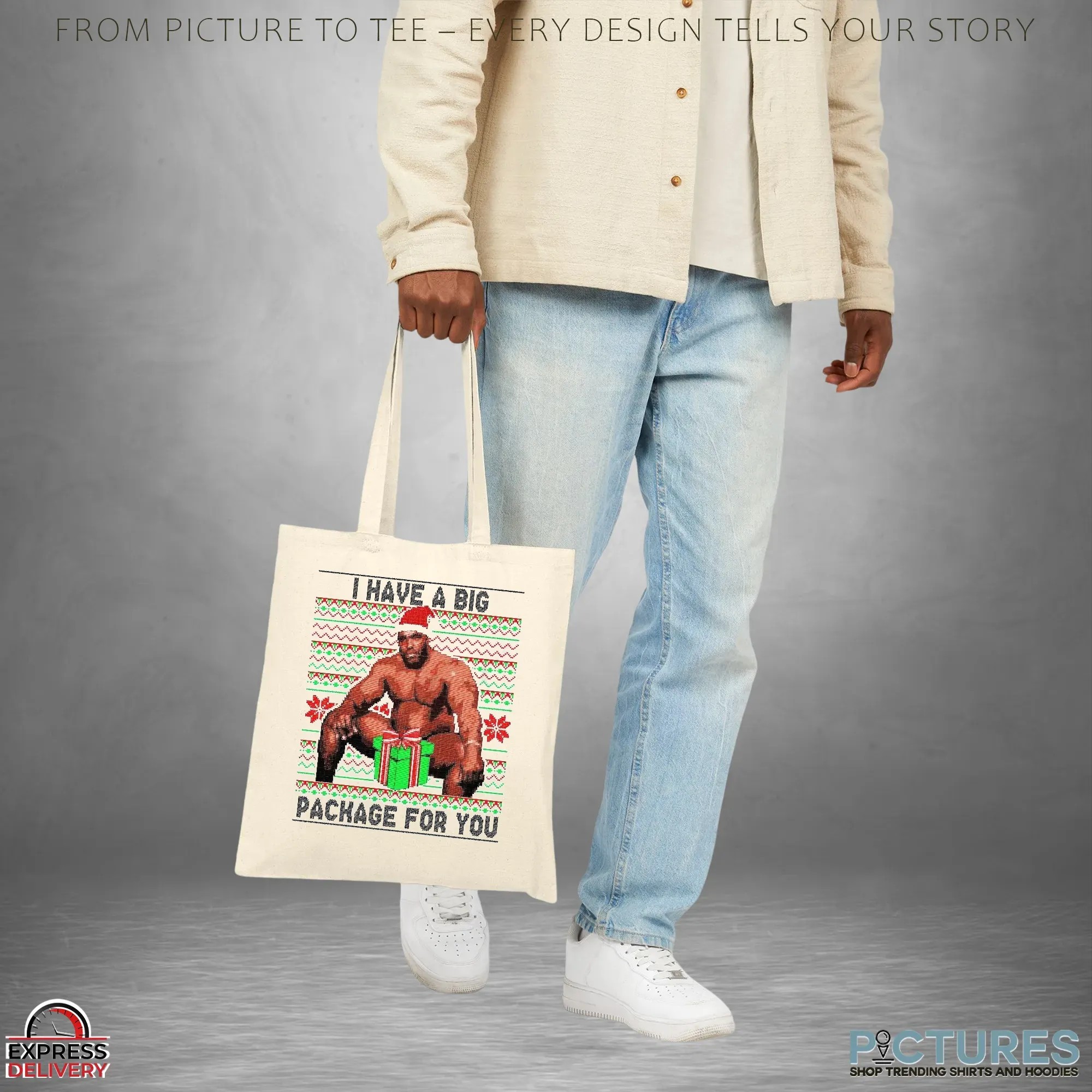 Barry Wood I Have A Big Package For You Ugly Christmas Xmas Meme T Shirt