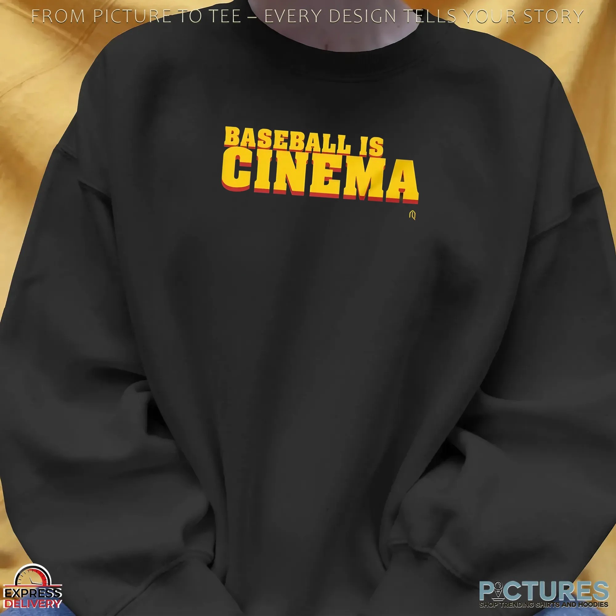 Baseball Is Cinema Directed By John Demarsico 2 Sides T Shirt