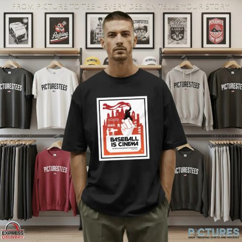 Baseball Is Cinema Movie Poster T Shirt