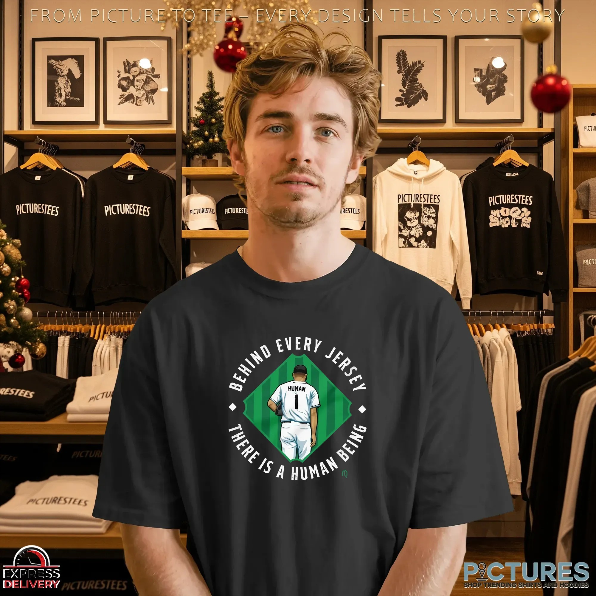 Behind The Jersey There Is A Human Being Graphic T Shirt