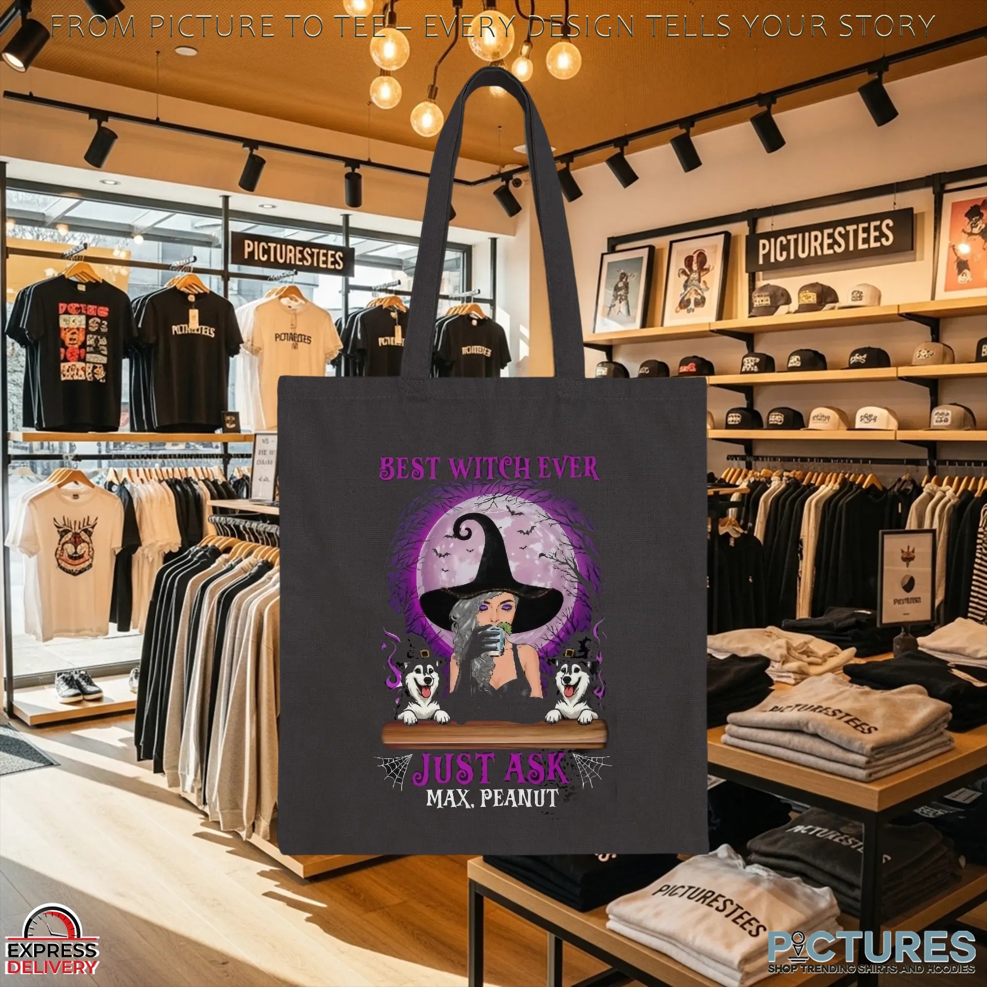 Best Witch Ever Just Ask Customized Name Awesome Husky Halloween T Shirt