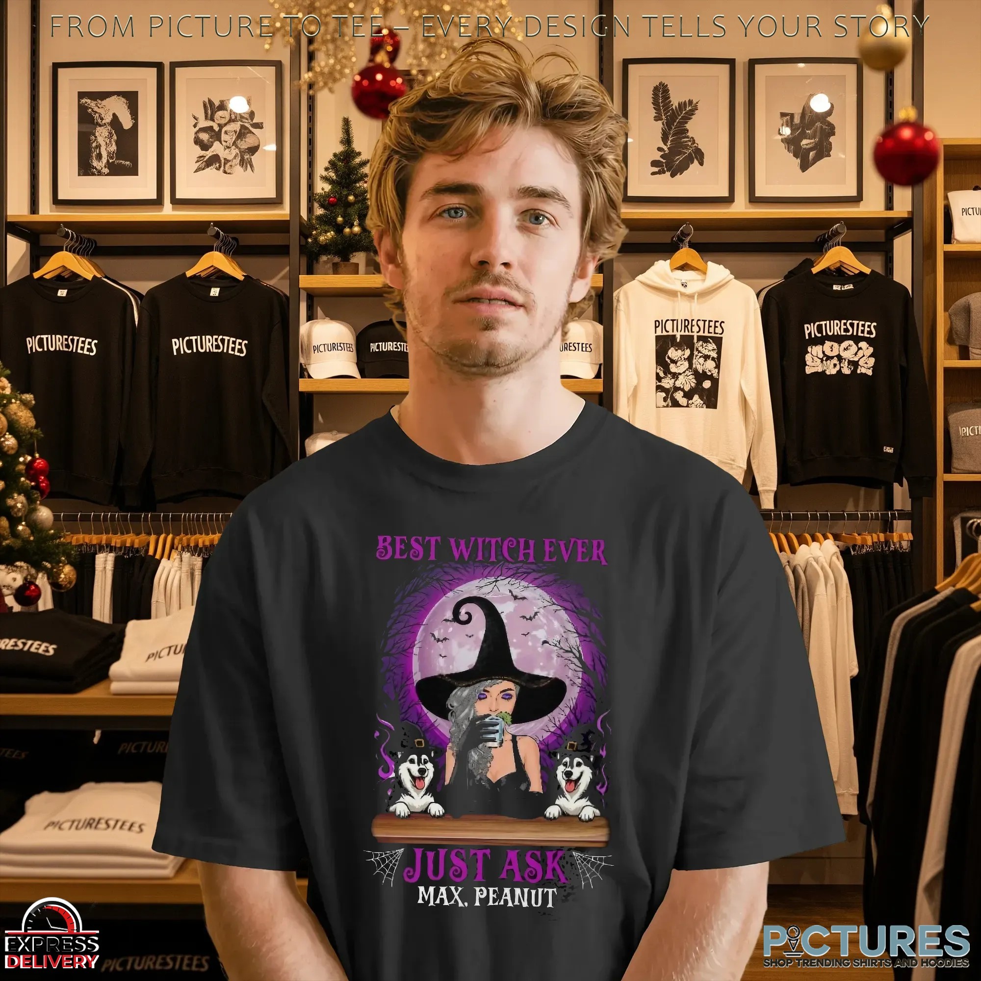 Best Witch Ever Just Ask Customized Name Awesome Husky Halloween T Shirt