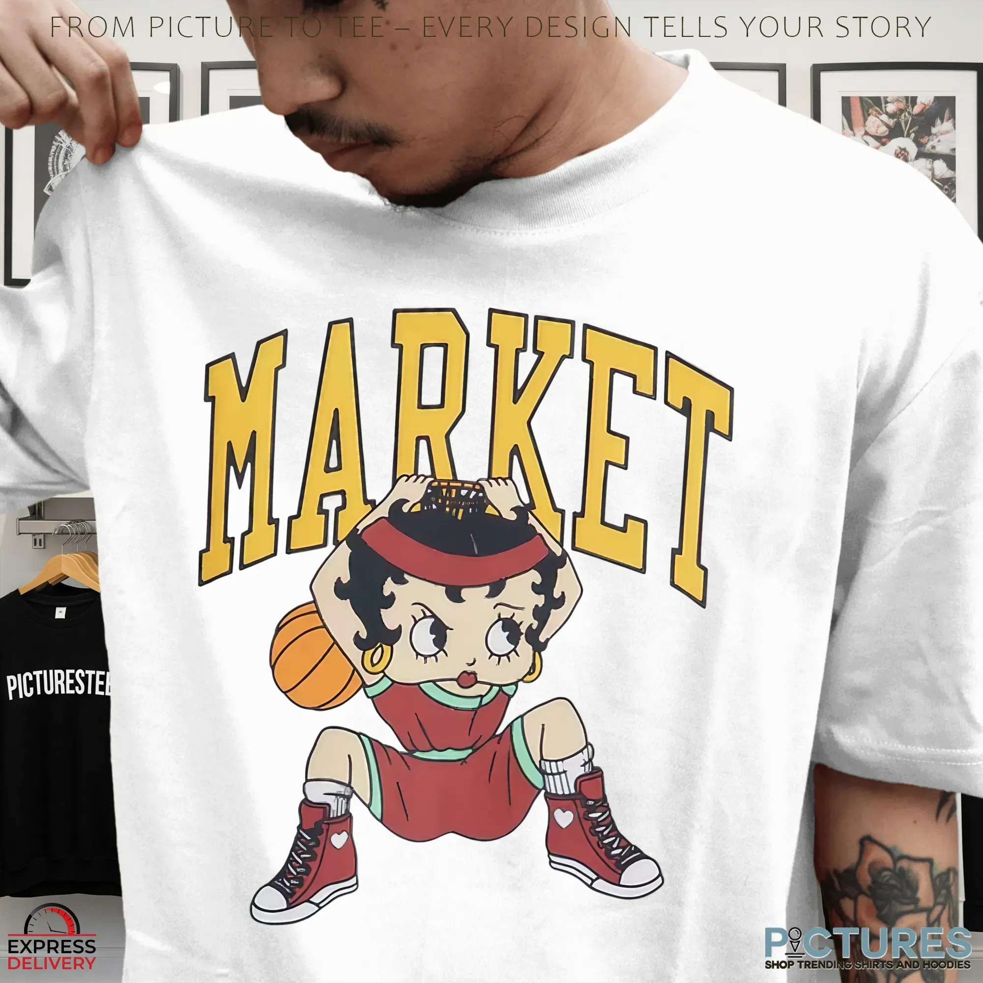 Betty Boop Dunking Parody T Shirt Betty Boop Dunking Parody T Shirt