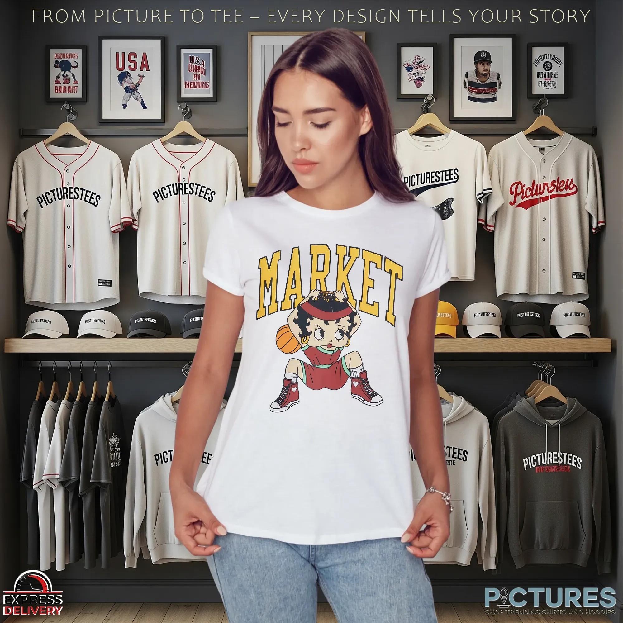 Betty Boop Dunking Parody T Shirt Betty Boop Dunking Parody T Shirt