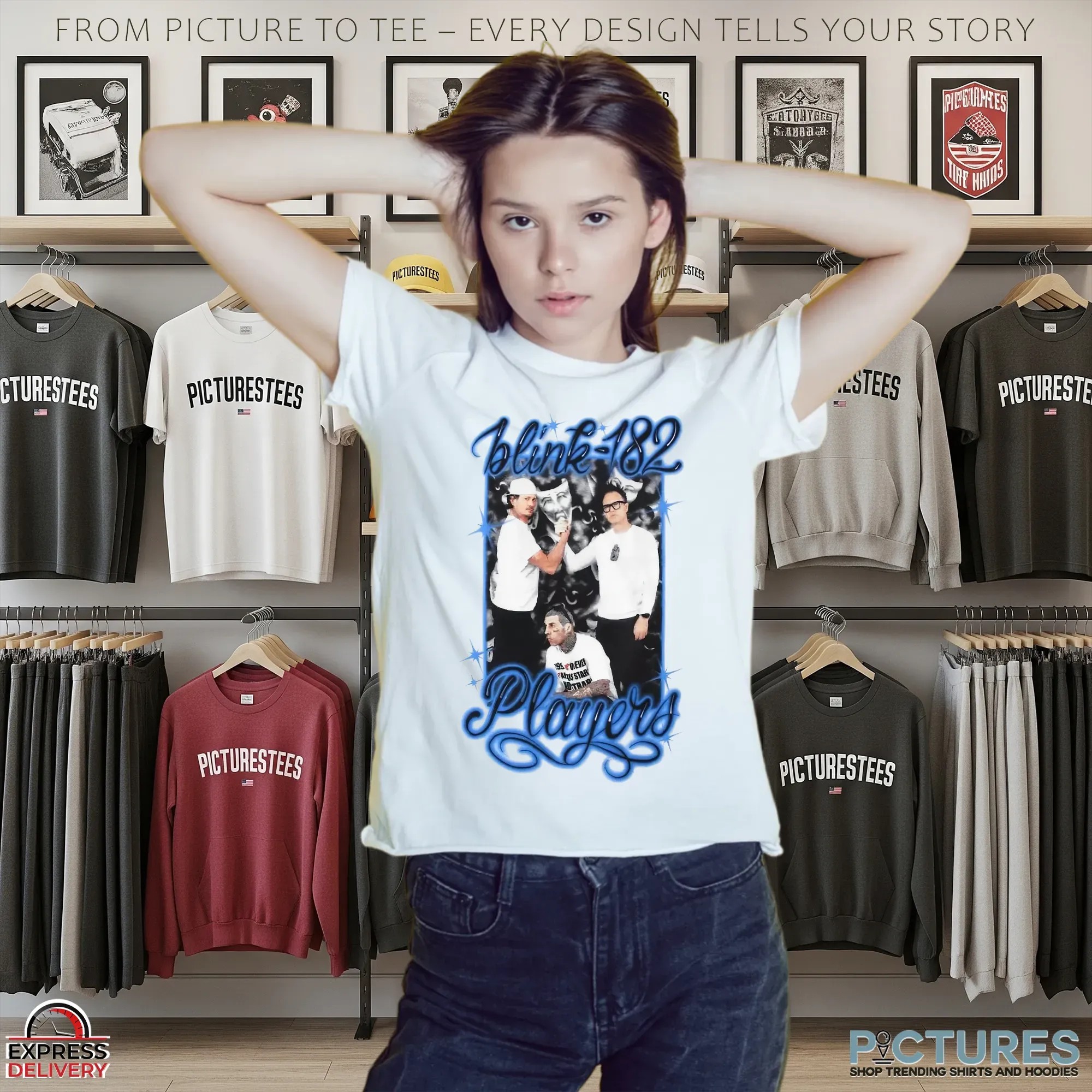 Blink-182 Players Portrait When We Were Young 2025 T Shirt