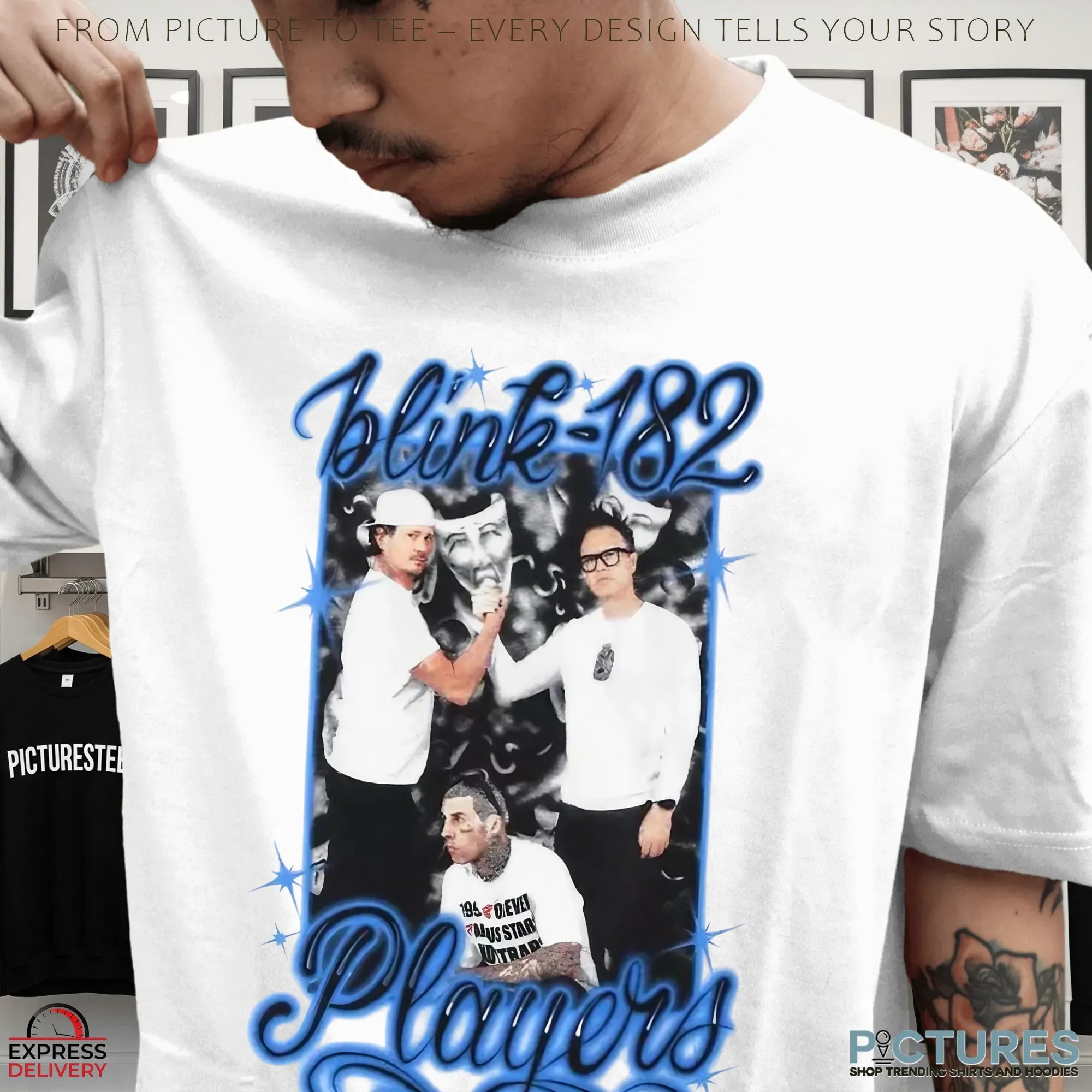 Blink-182 Players Portrait When We Were Young 2025 T Shirt