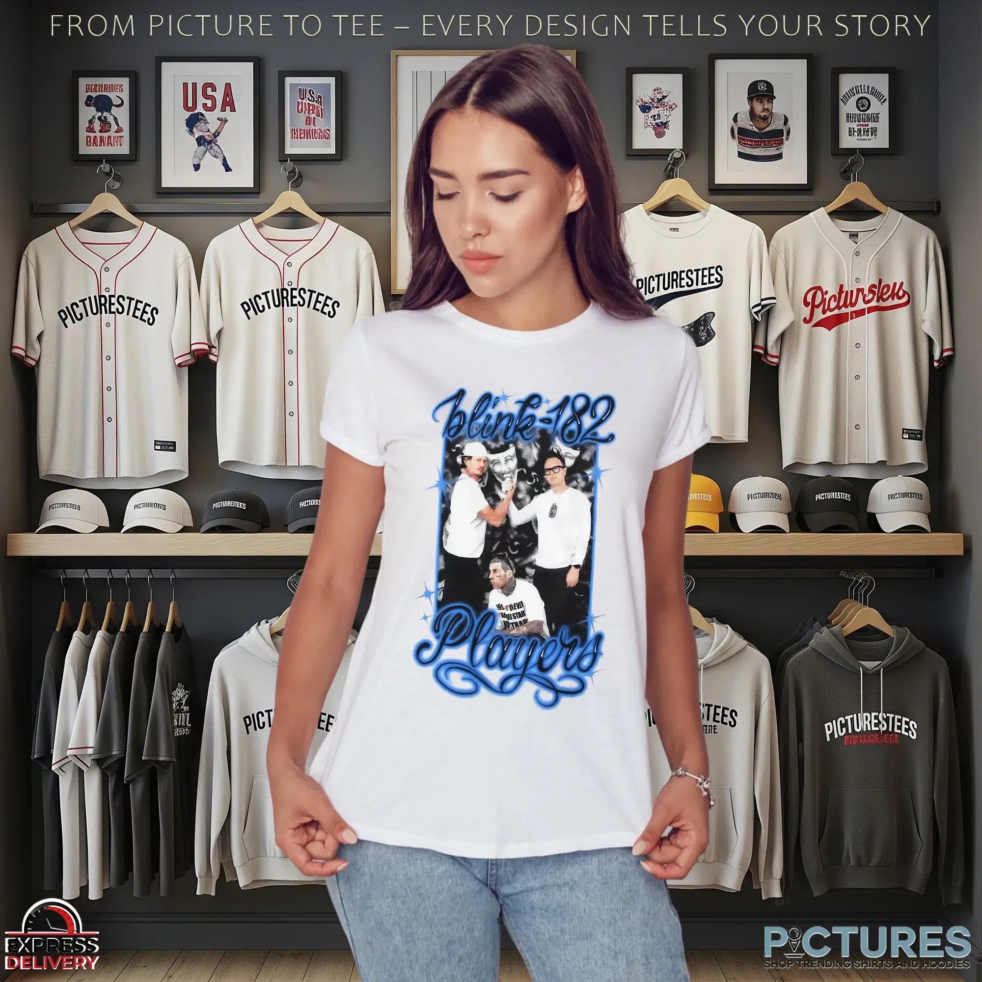 Blink-182 Players Portrait When We Were Young 2025 T Shirt