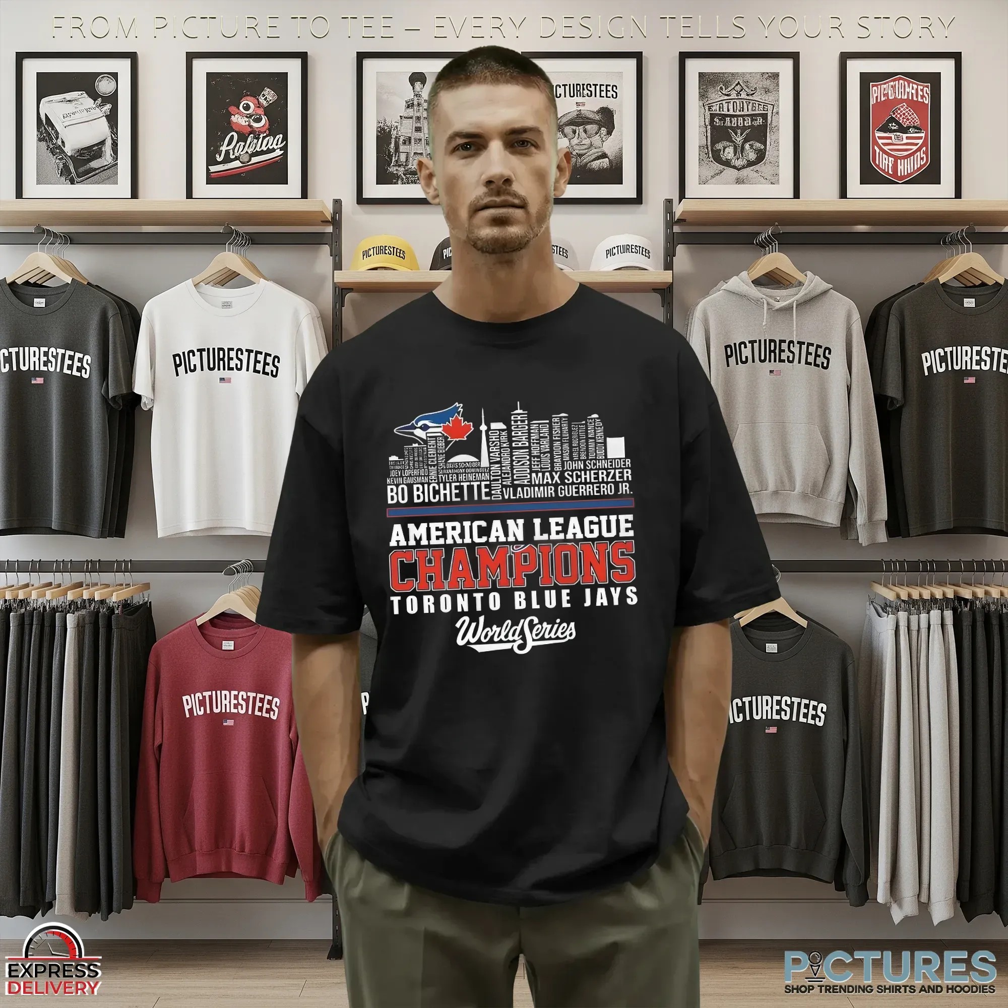 Blue Jays World Series 2025 American League Team Roster T Shirt